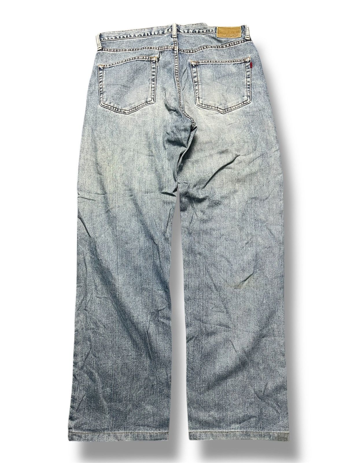 VILLAND VILLAND Denim Jeans 100% Cotton | Straight Fit (41) Size US 34 / EU 50 - 2 Thumbnail