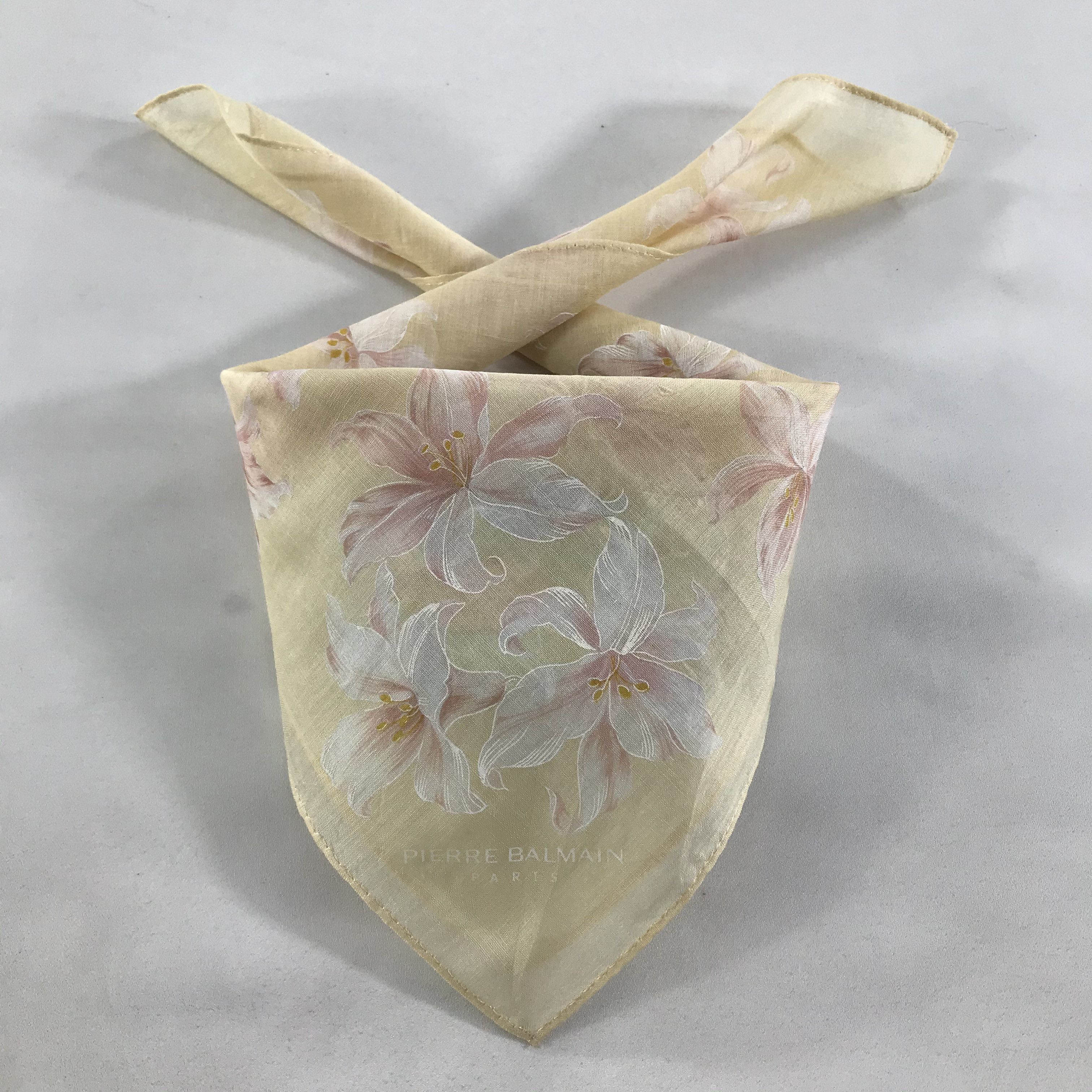 Pierre Balmain × Vintage Pierre Balmain Bandana / Handkerchief / Neckerchief - S1454 Size ONE SIZE - 3 Thumbnail