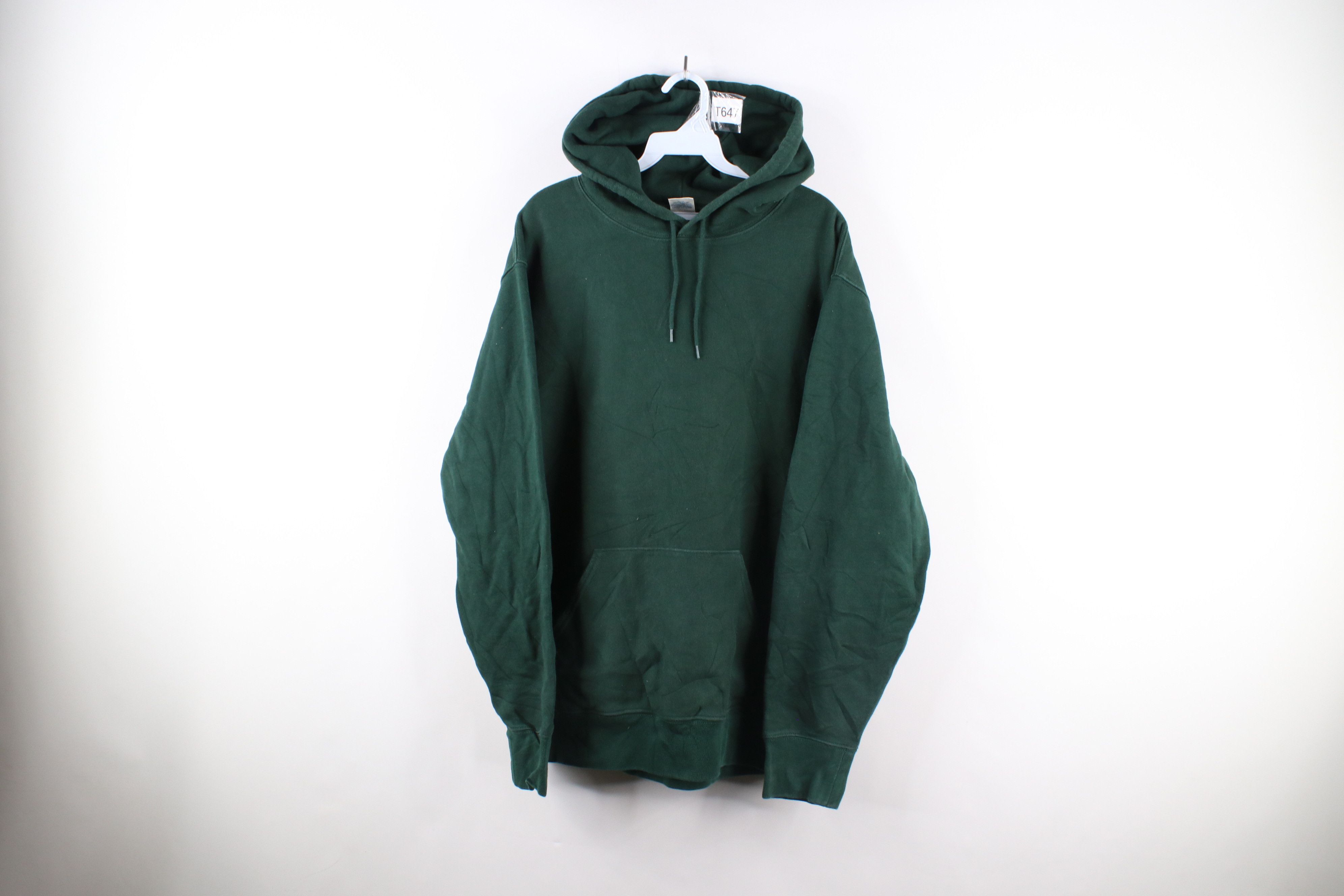 J.Crew × Vintage J Crew Sportswear Heavyweight Hoodie Sweatshirt Hunter Green Size US XL / EU 56 / 4 - 1 Thumbnail