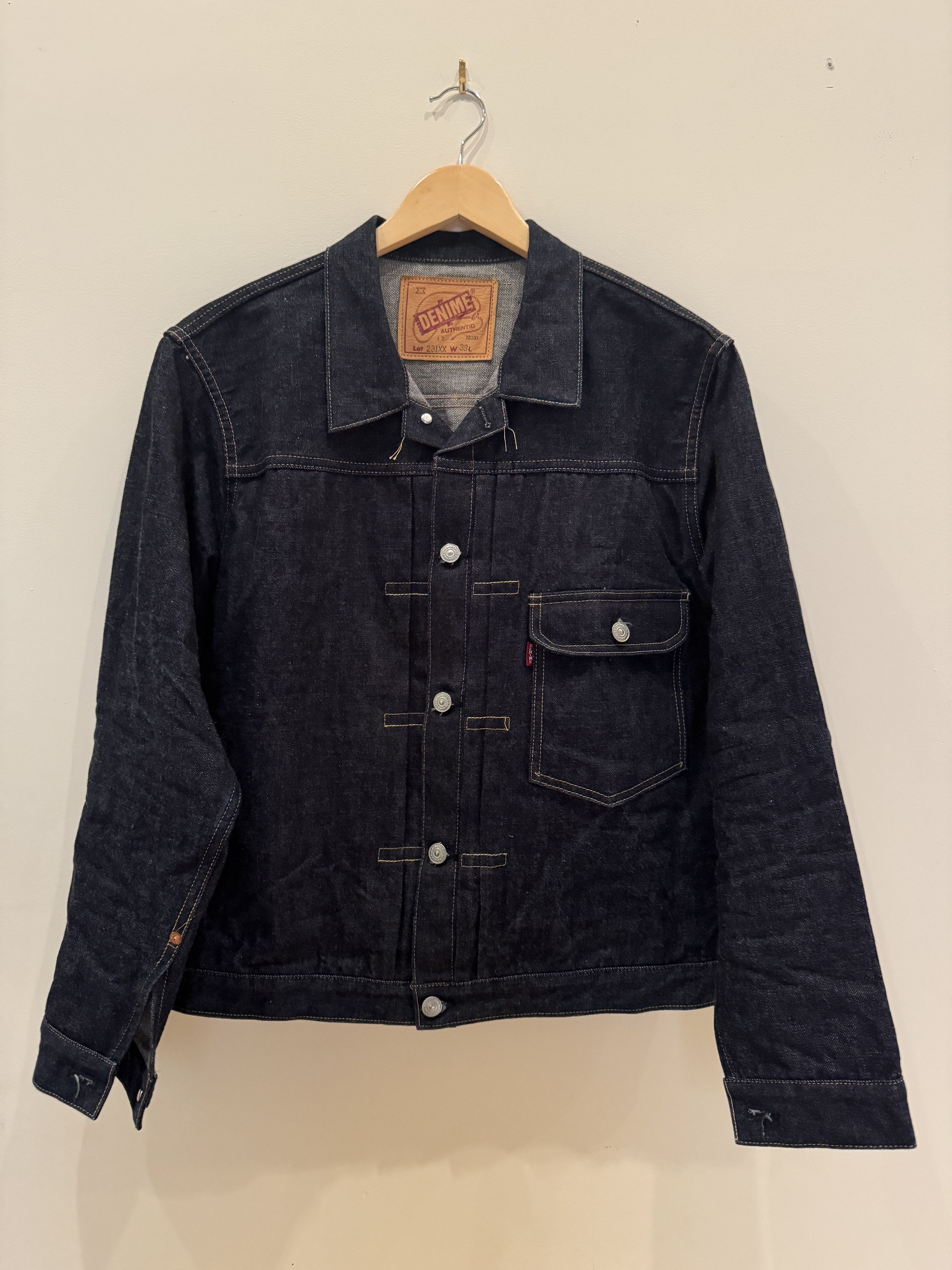 DENIME Warehouse Japan 231XX-47 1947 Type 1 Denim Jacket 38