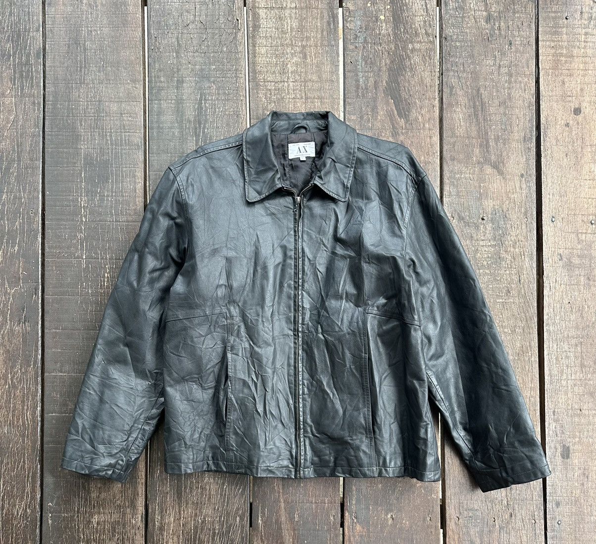 Armani Exchange Armani exchange leather jacket Size US L / EU 52-54 / 3 - 1 Thumbnail