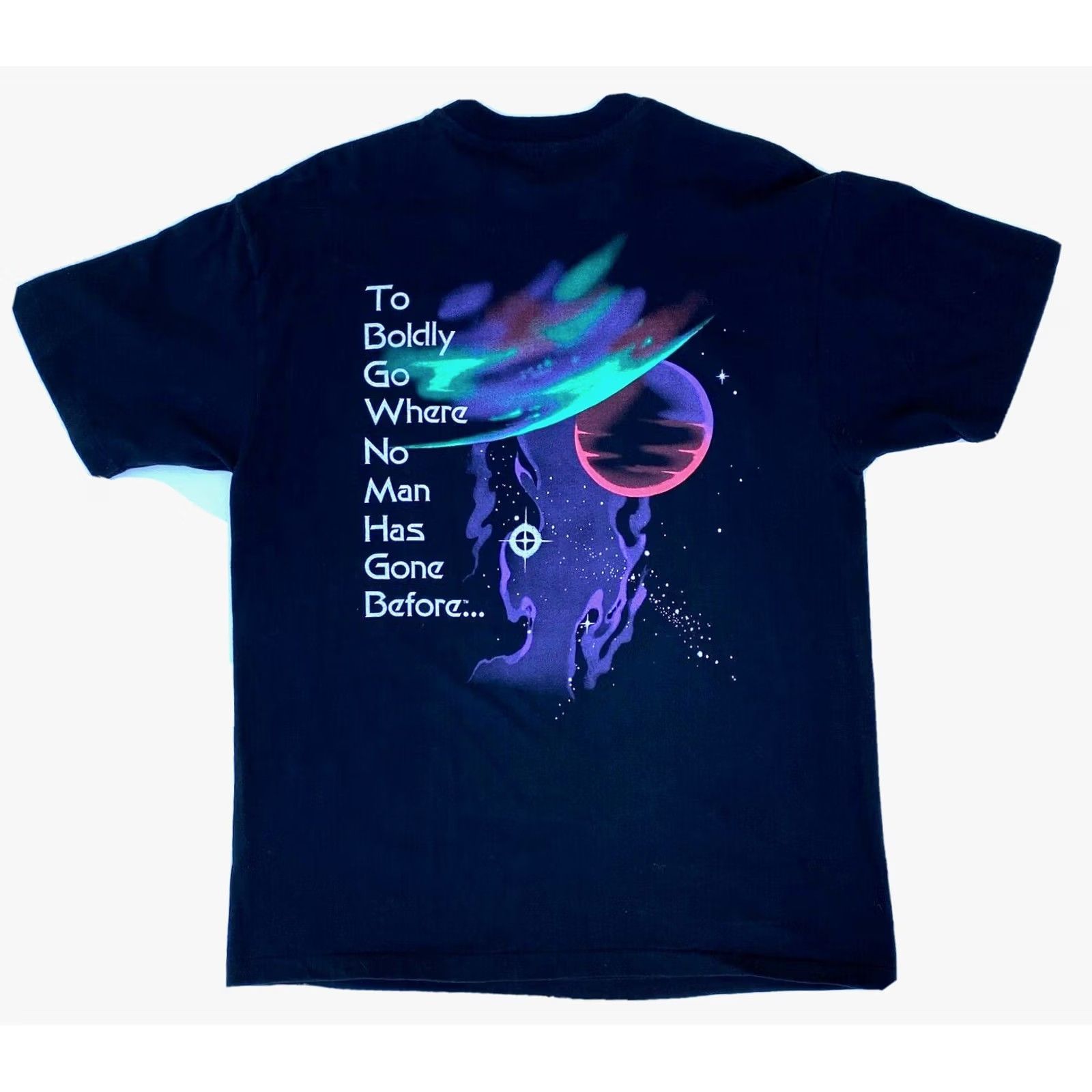 Hanes Vintage 1991 Star Trek Adventure T-Shirt Double-Sided Made in USA Sz L Size US L / EU 52-54 / 3 - 2 Thumbnail