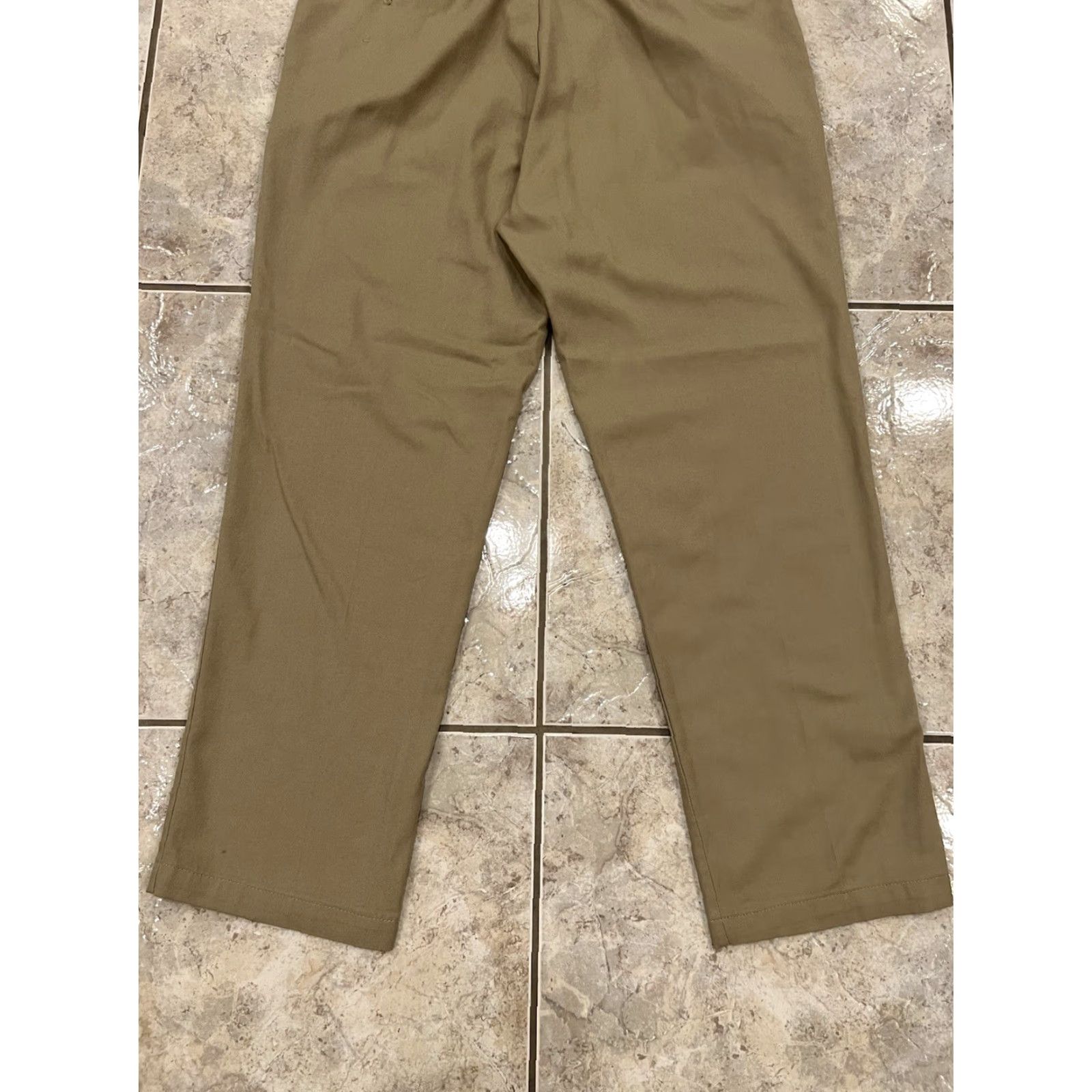 Dickies Dickies 874KH Original Fit Twill Work Pants Khaki Mens 42X32 Straight Sewn Pockets Zipper Hook & Eye Vintage No Size US 42 / EU 58 - 2 Thumbnail