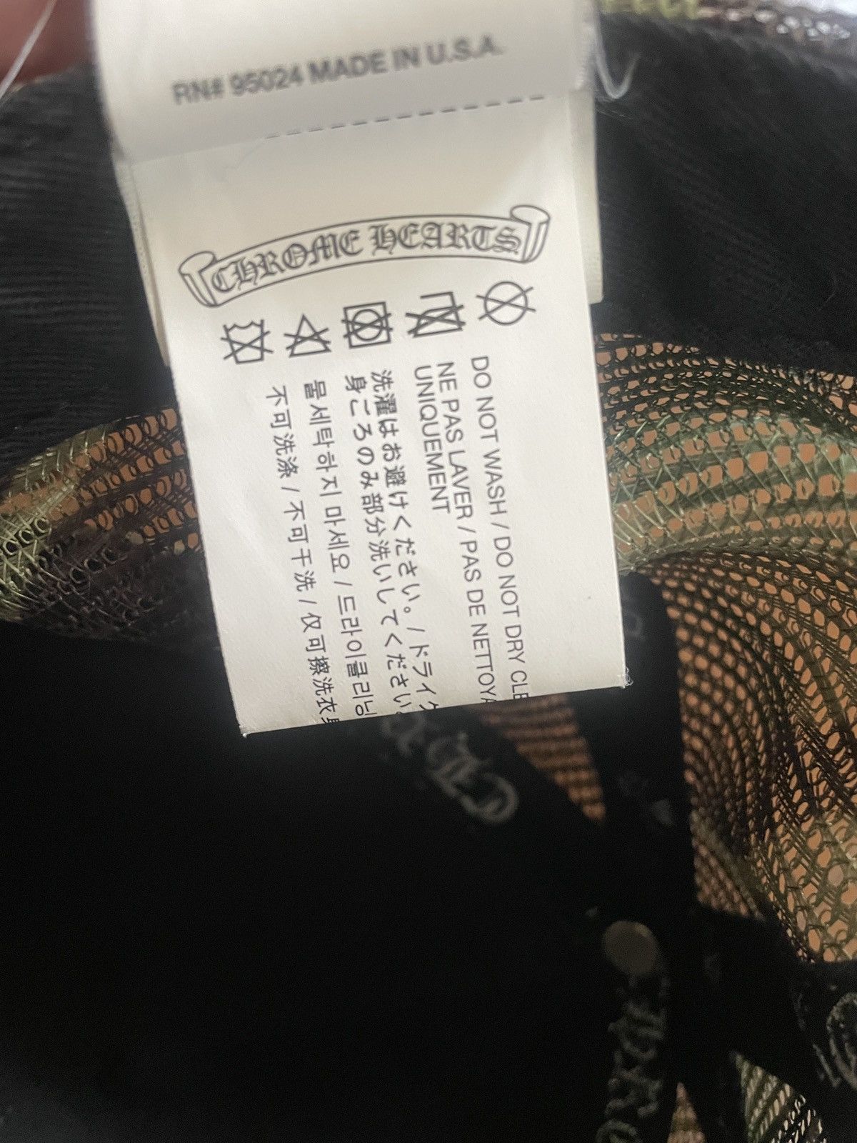 Chrome Hearts Rare Chrome hearts camo star patch hat vintage Size ONE SIZE - 8 Thumbnail