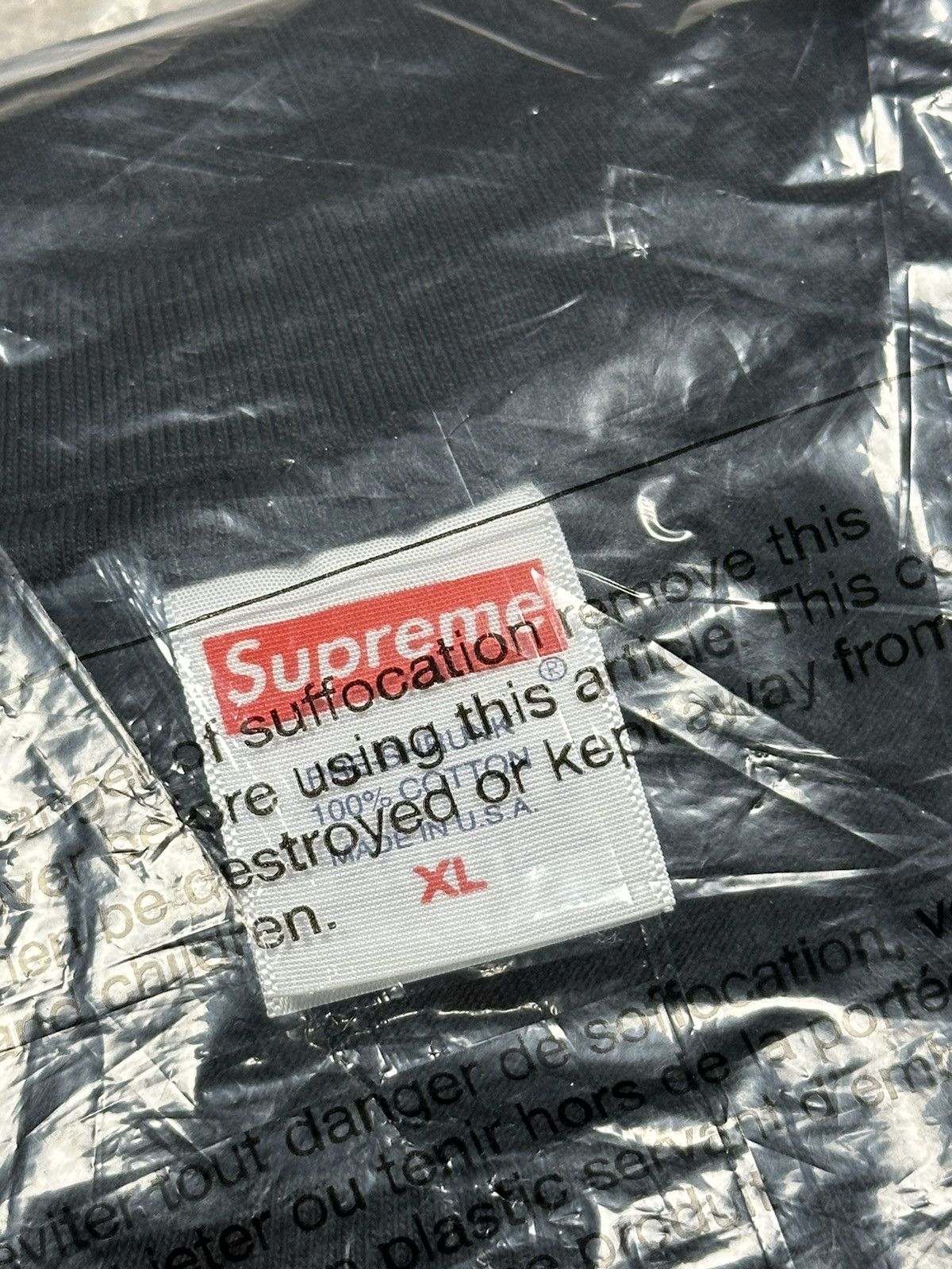 Supreme Supreme Crown Tee - Black - XL - SS23 Size US XL / EU 56 / 4 - 5 Thumbnail