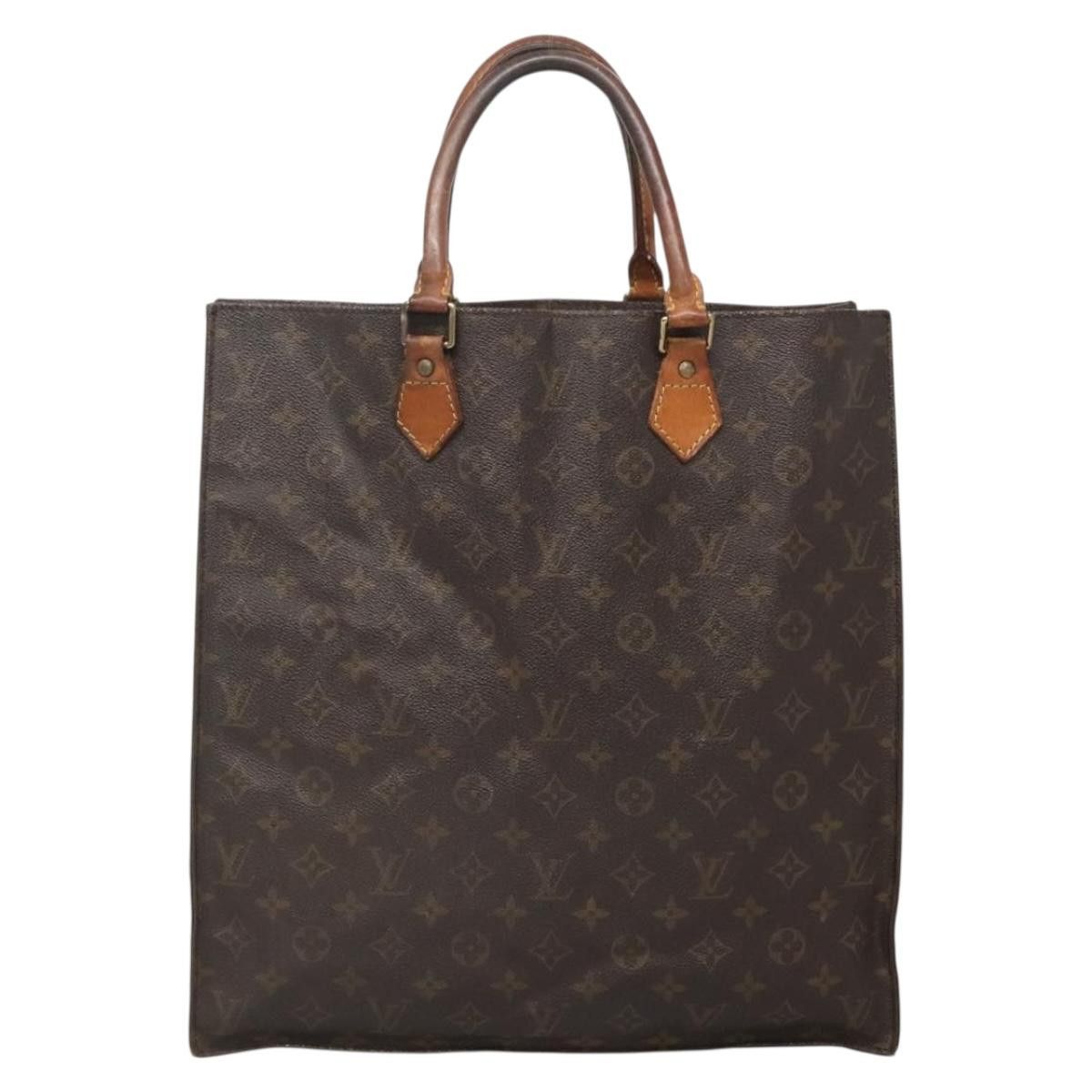 Louis Vuitton LOUIS VUITTON Monogram Sac Plat Hand Bag M51140 Size ONE SIZE - 2 Thumbnail