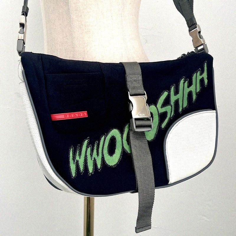 Prada Prada Sports woosh patch messenger bag Size ONE SIZE - 1 Thumbnail