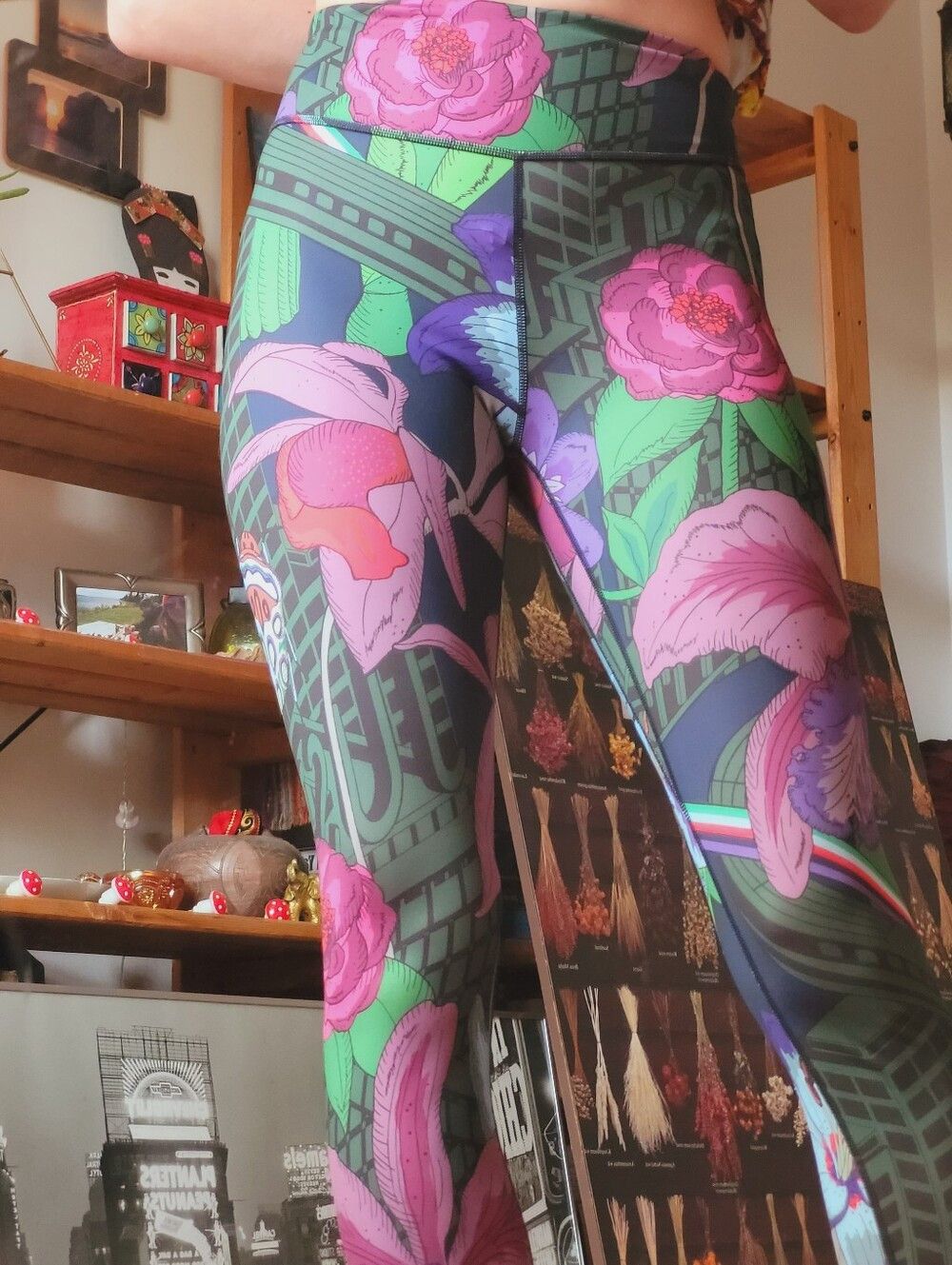 Nike Nike ONE Icon Clash Floral Training Running Legging - S Size 26" / US 2 / IT 38 - 7 Thumbnail