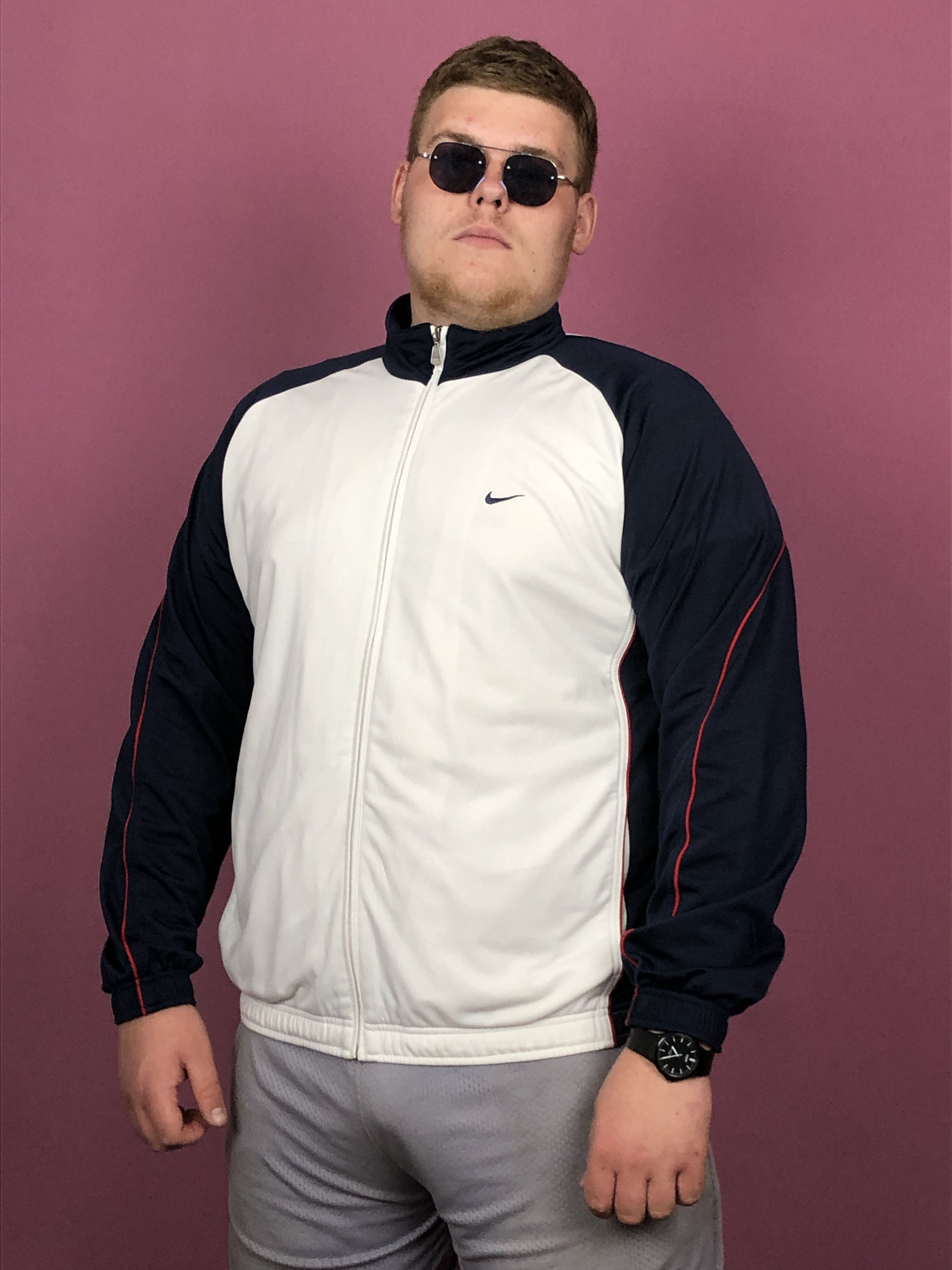 Nike × Vintage Nike Vintage Men's Windbreaker Jacket - XXL Size US XXL / EU 58 / 5 - 2 Thumbnail