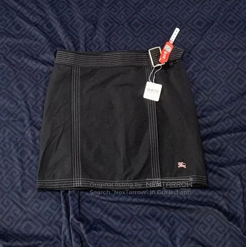 Other Burberry Black Cotton Blend Short Skirt. Size 27" / US 4 / IT 40 - 1 Thumbnail