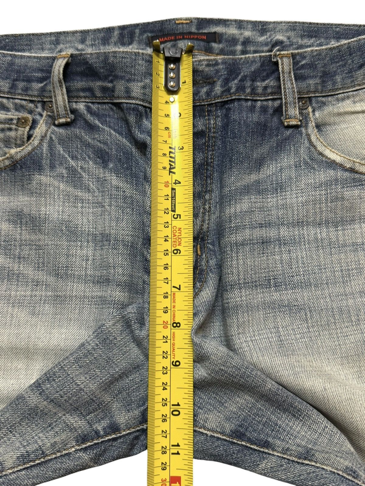 Blue Blue Japan Vintage 90s Japan Blue Way Thunder Wash Distressed Straight Size US 34 / EU 50 - 12 Thumbnail