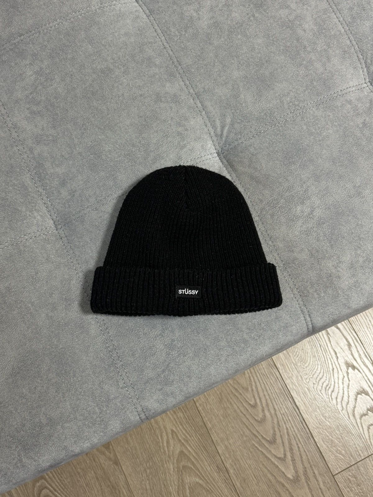 Stussy Vintage STUSSY USA Black Knit Hat Skate Size ONE SIZE - 1 Thumbnail