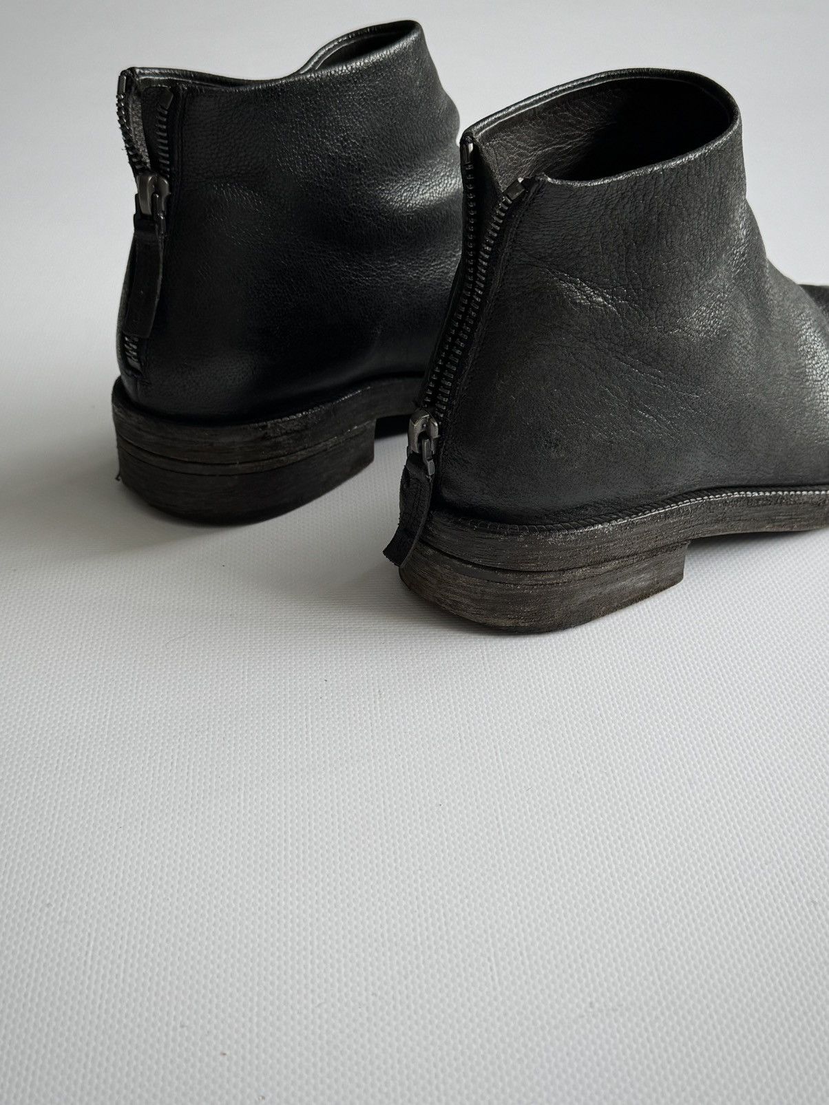 Marsell Marsèll Women's 'Back Zip' Leather Ankle Boots Size US 6 / IT 36 - 6 Thumbnail