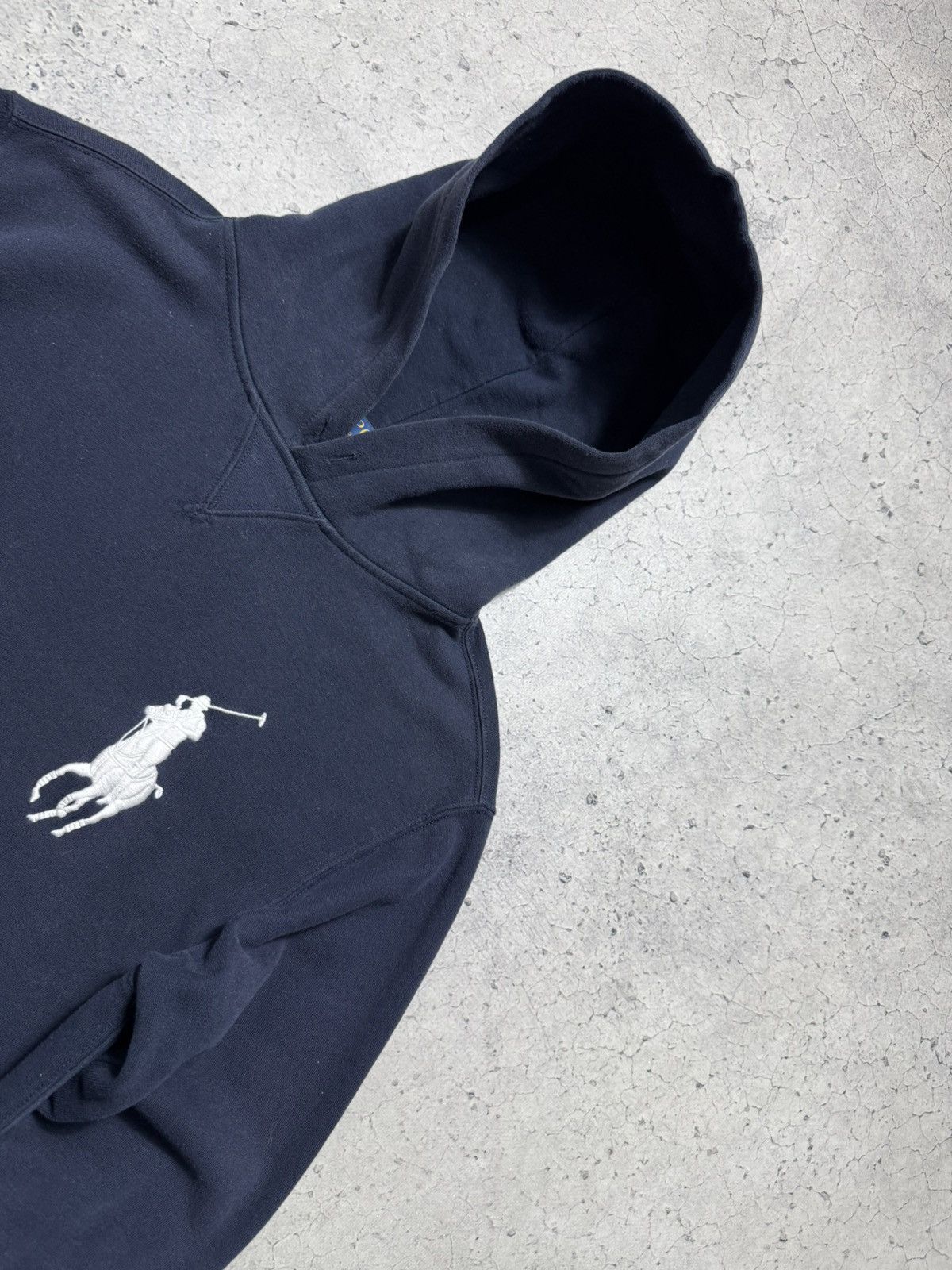Polo Ralph Lauren Polo Ralph Lauren Big Pony #3 Vintage Hoodie Navy Size S Size US S / EU 44-46 / 1 - 5 Thumbnail