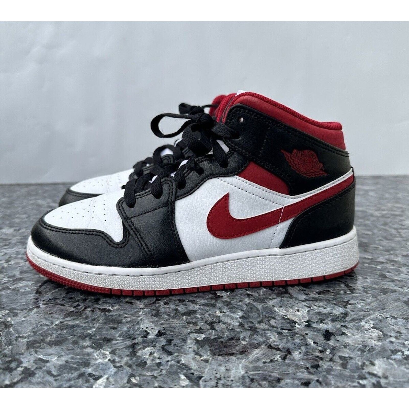 Nike Jordan Shoes High Top Jordan Aj Mid Red White Black Nike