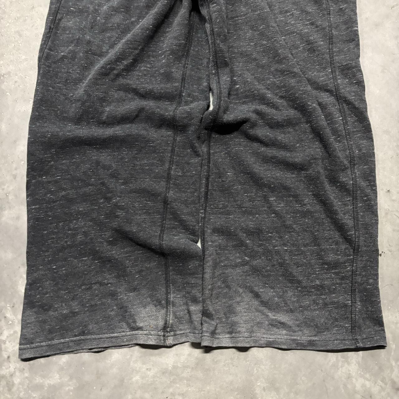 Japanese Brand × Vintage Crazy Vintage Y2K/2000s Baggy Dark Grey Loose Fit Skater Essential Sweatpants! Size US 36 / EU 52 - 5 Thumbnail