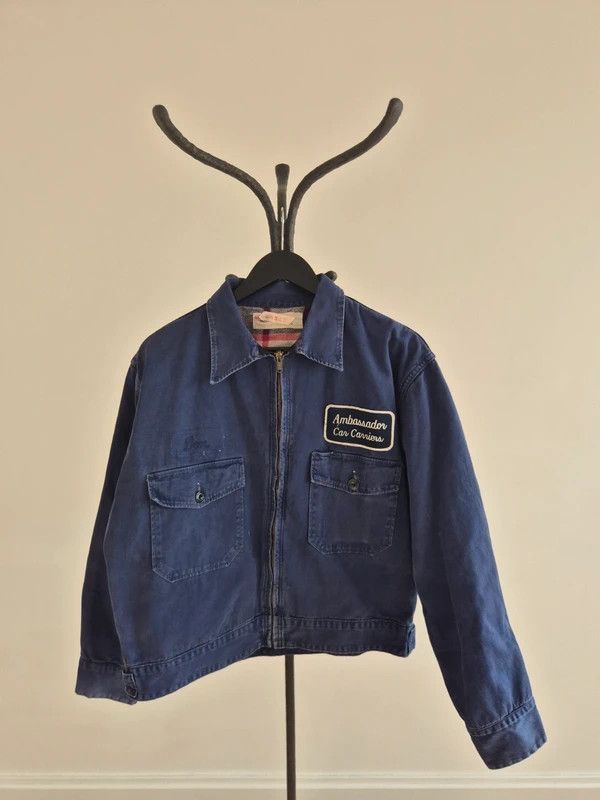 Vintage Work jacket 60's Size US L / EU 52-54 / 3 - 1 Thumbnail