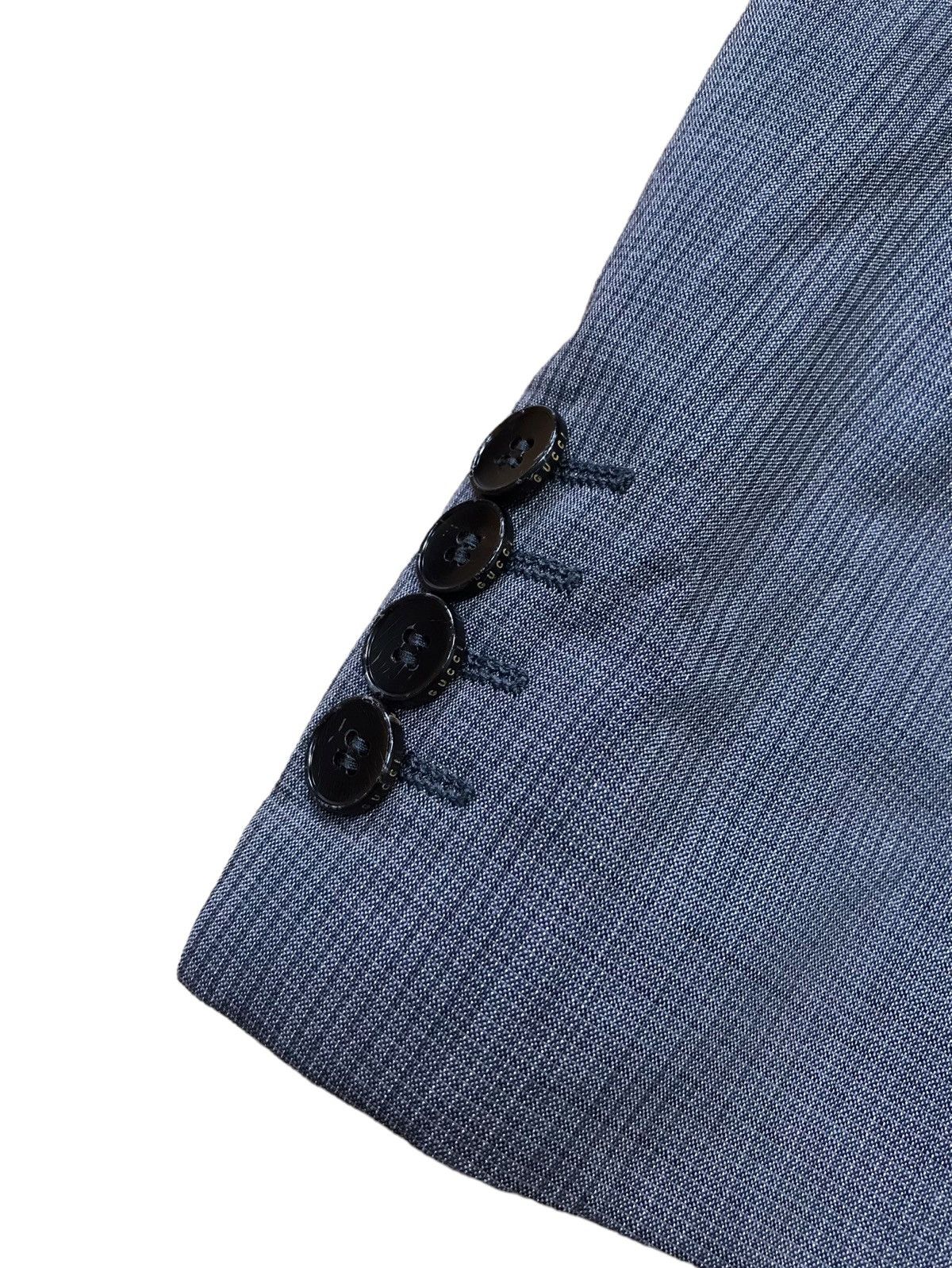 Gucci Gucci Stripped Dark Gray Formal Blazer/Jacket Size 48R - 4 Thumbnail