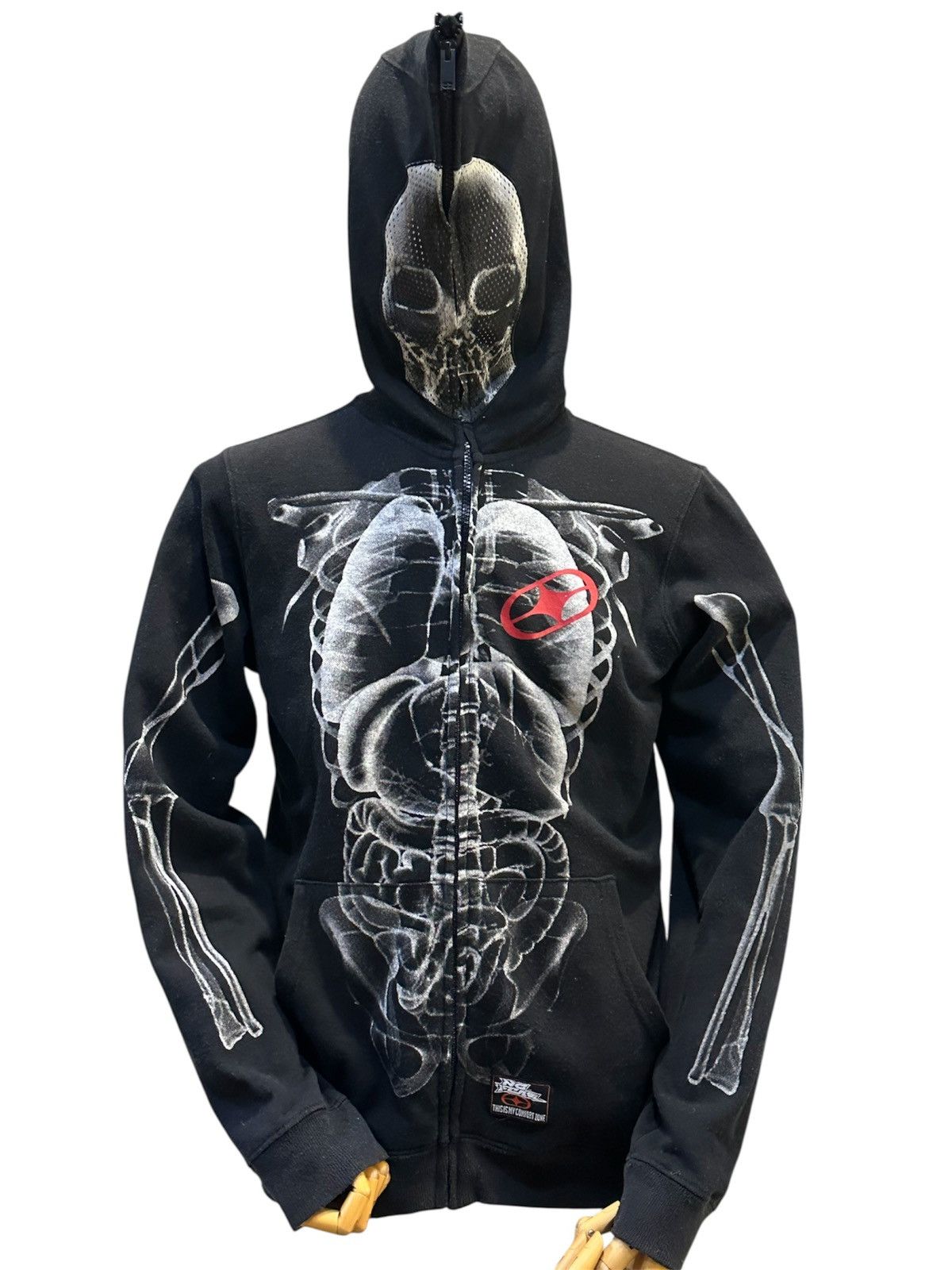 No Fear 2000s No Fear Skeleton Full Zip Hoodie Size US M / EU 48-50 / 2 - 1 Thumbnail
