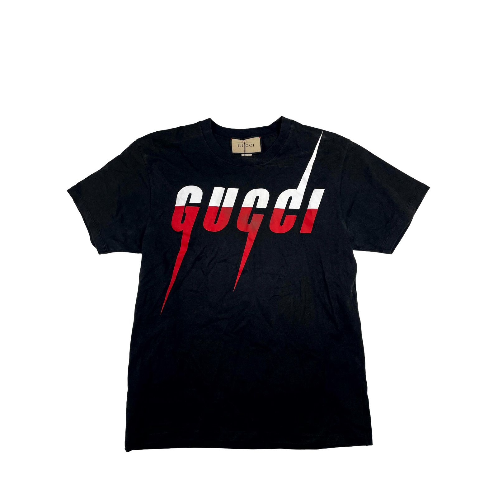 Gucci Gucci Logo Black, Red & White Tee Size US XS / EU 42 / 0 - 1 Thumbnail