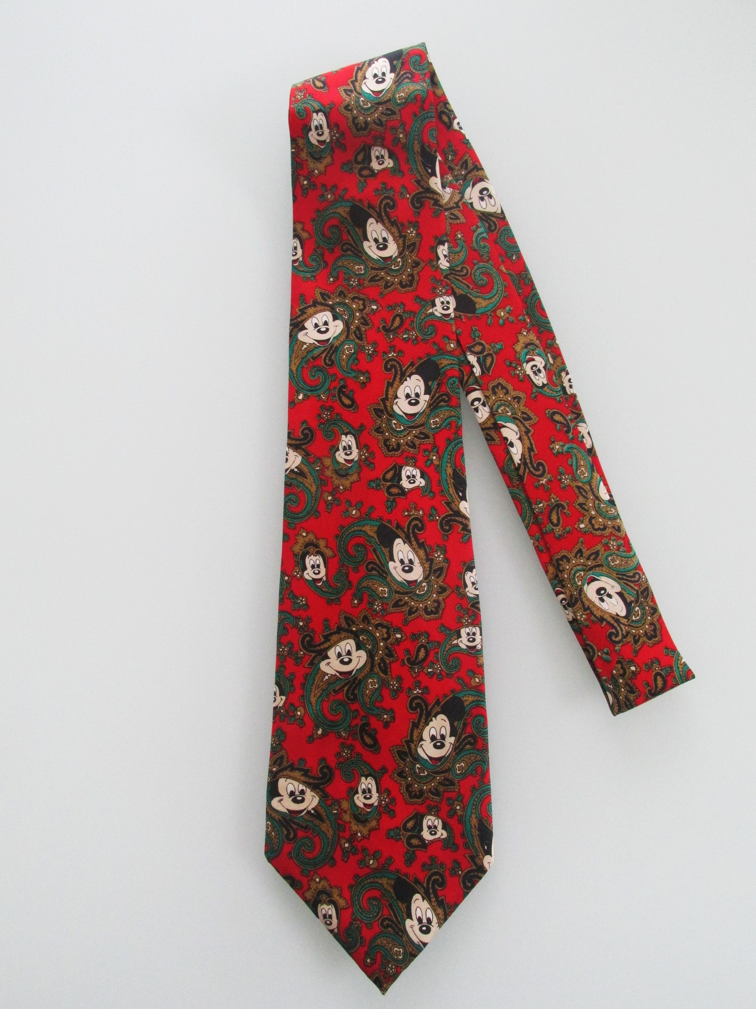 Disney Mickey Mouse/Disney Men's Silk Tie Size ONE SIZE - 1 Thumbnail