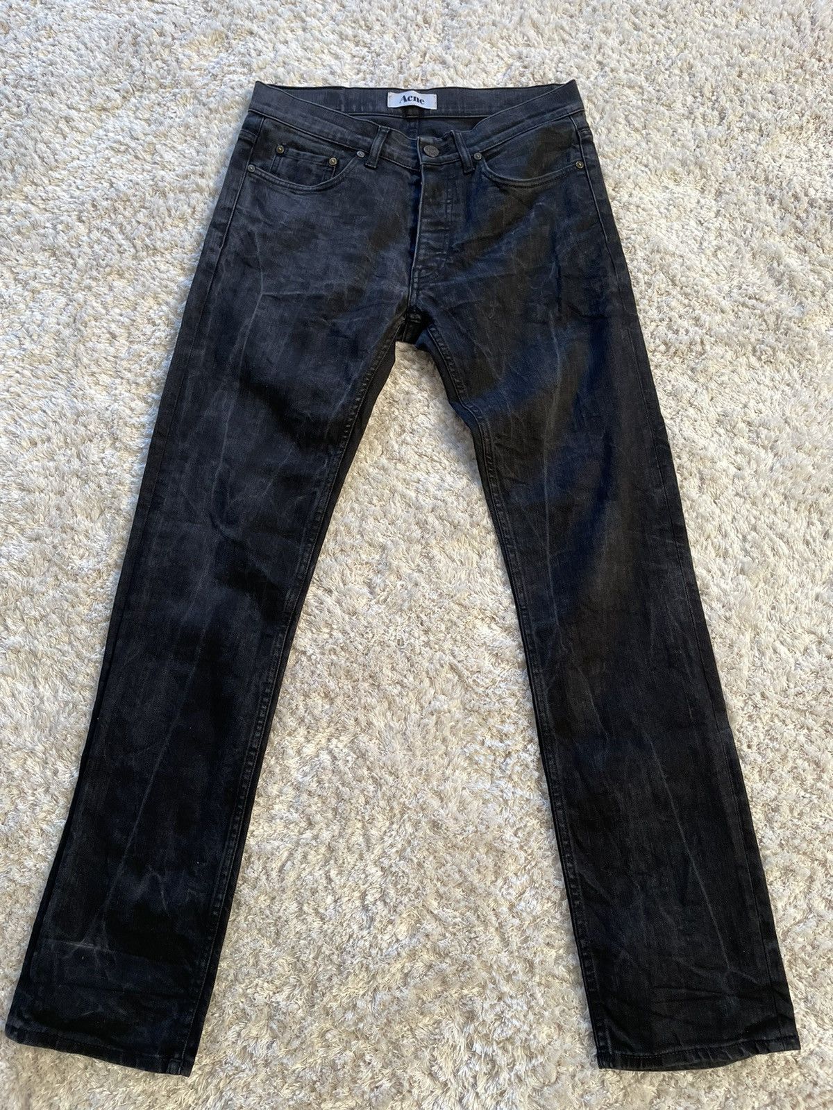Acne Studios × Vintage Acne Studios Dark Denim Jeans Size US 31 - 1 Thumbnail