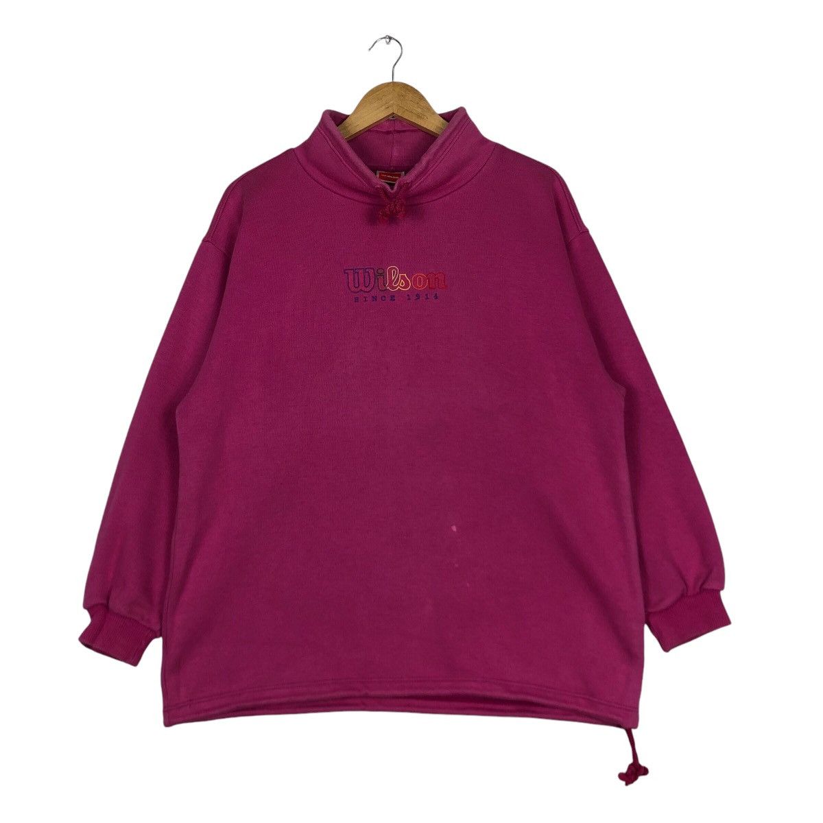 Vintage × Wilson Vintage Wilson Sweatshirt Jumper Rare 90s Size US M / EU 48-50 / 2 - 1 Thumbnail