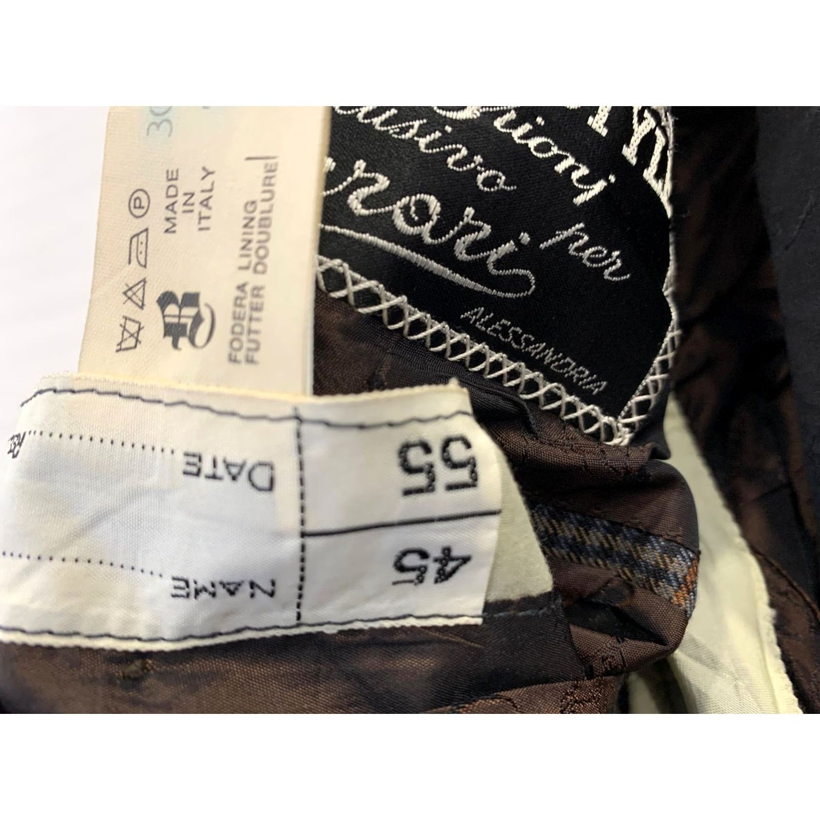 Brioni BRIONI Roman Style Blazer Sport Coat Ferrari 46R Brown Plaid Silk Cashmere 2 Piece Men Size 46R - 4 Thumbnail