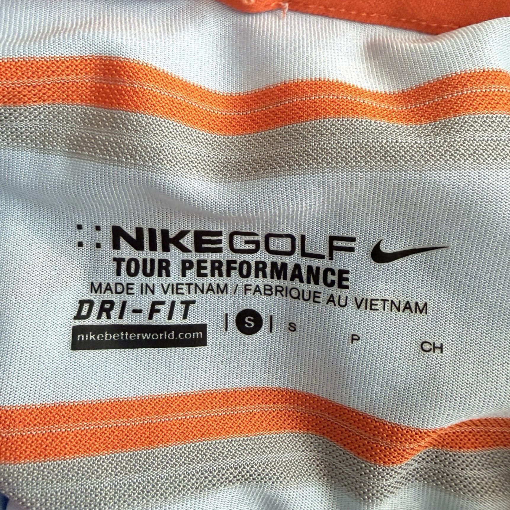 Nike Nike Golf Polo Shirt Dri-Fit Striped Athletic Mens Size S Size US S / EU 44-46 / 1 - 4 Thumbnail