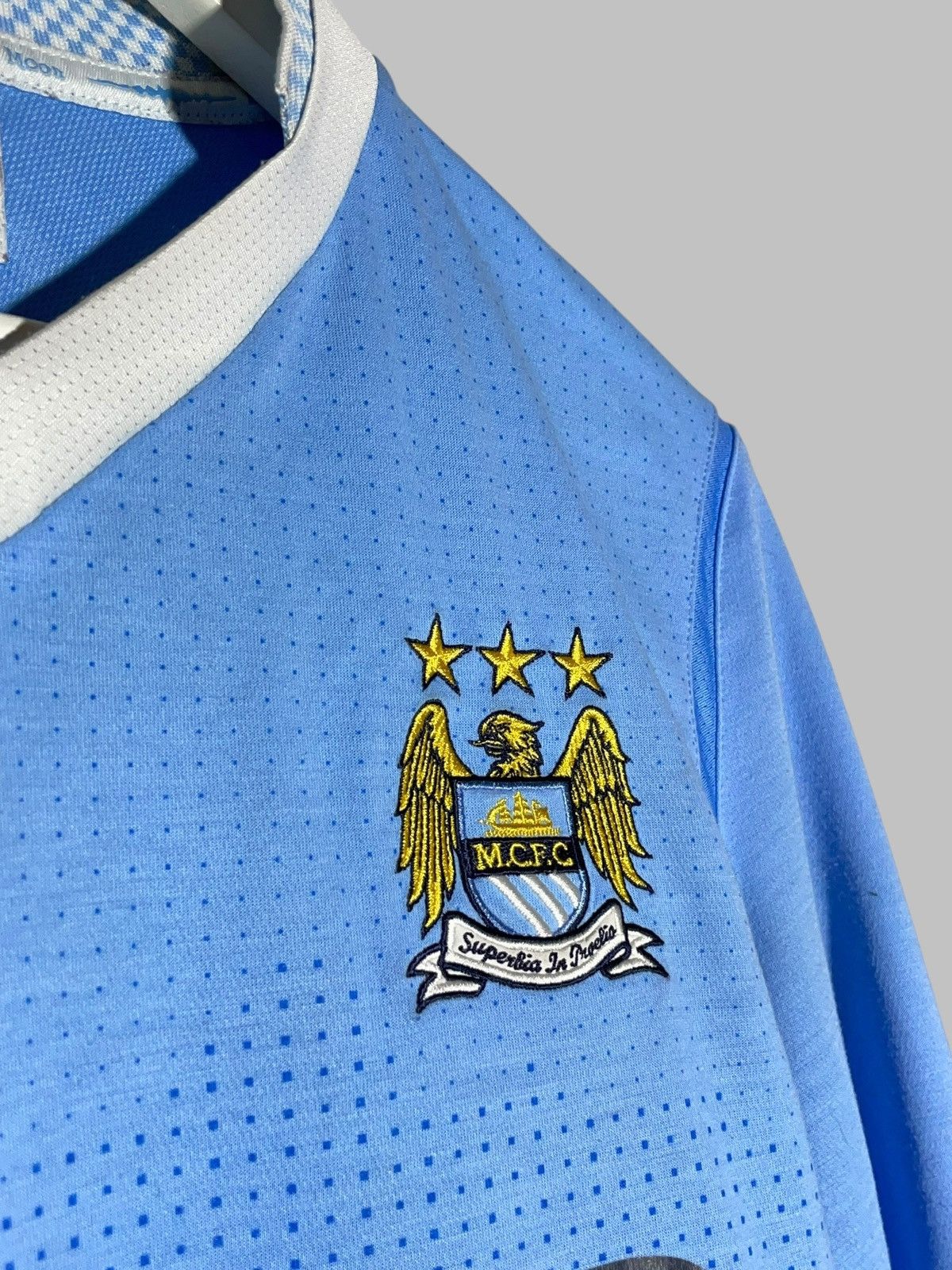 Umbro Manchester City Umbro 2011/12 Home Long Sleeve Soccer Jersey Size US S / EU 44-46 / 1 - 3 Thumbnail