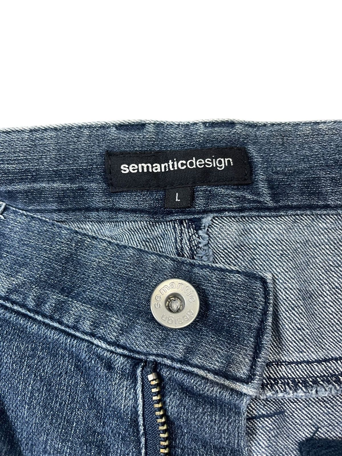 semanticdesign Vintage Semanticdesign Stratchable Jeans Streetwear Size US 34 / EU 50 - 5 Thumbnail