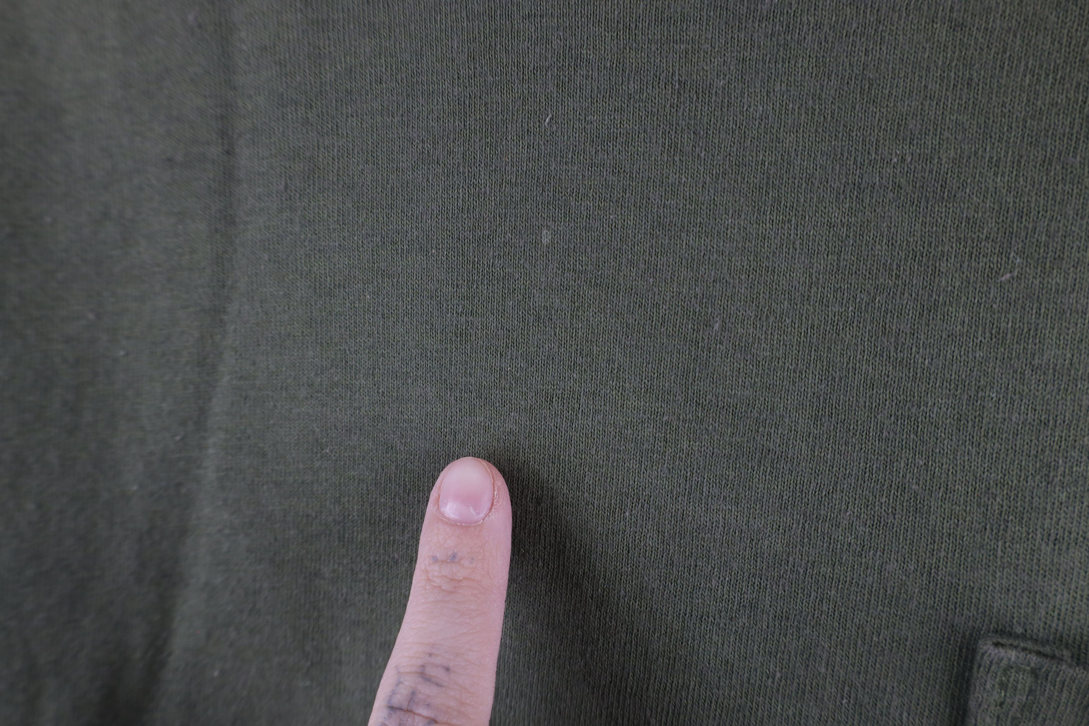 Calvin Klein × Vintage Vintage 90s Calvin Klein Spell Out Pocket T-Shirt Green Size M / US 6-8 / IT 42-44 - 7 Thumbnail