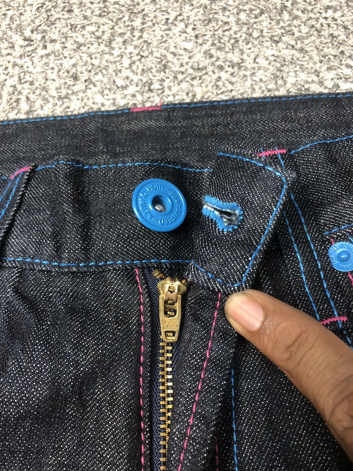 Hysteric Glamour × Japanese Brand × Vintage Japanese Brands Hysteric Glamour Style Double Zipper Jeans Size US 30 / EU 46 - 9 Thumbnail