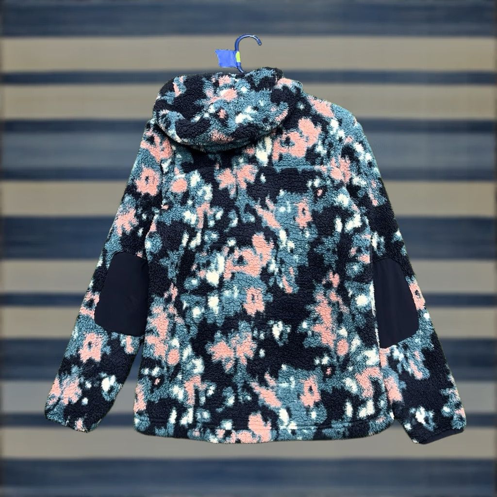 The North Face The North Face Campshire Aztec Fleece Hooded Anorak Jacket Womens M Blue Size M / US 6-8 / IT 42-44 - 1 Thumbnail