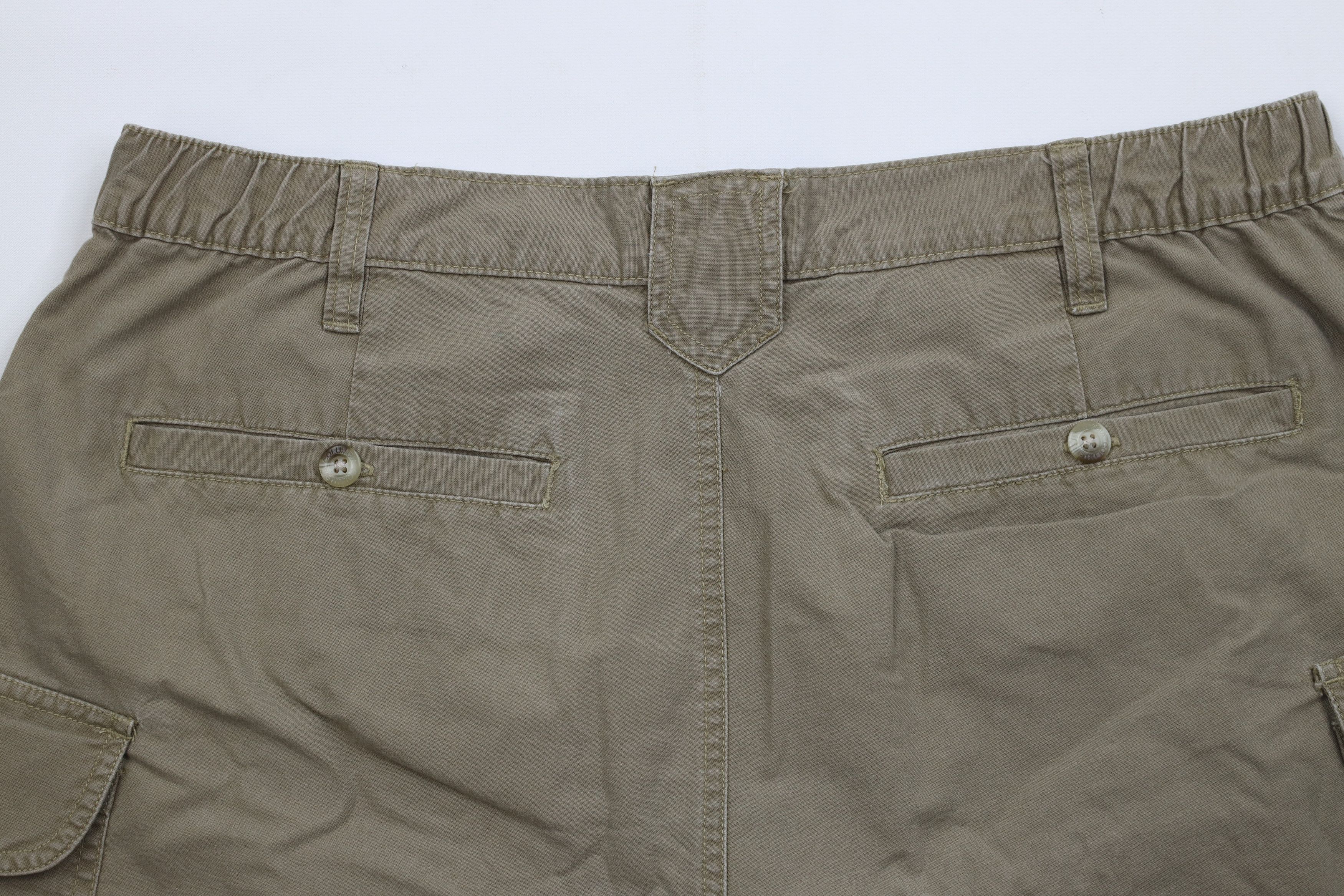 Columbia Vintage 90s Columbia Above Knee Cargo Shorts Cotton Breen Size US 38 / EU 54 - 9 Thumbnail