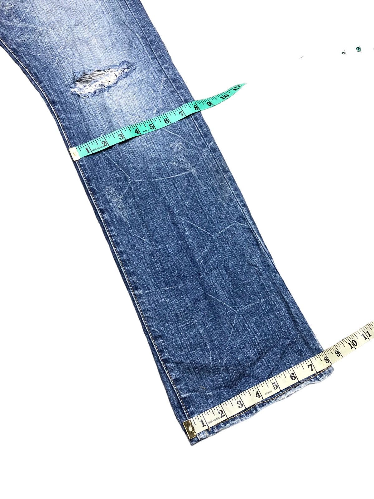 Japanese Brand FLARED⚡️SPELL OUT CO&LU JAPANESSE DENIM Size US 28 / EU 44 - 8 Thumbnail
