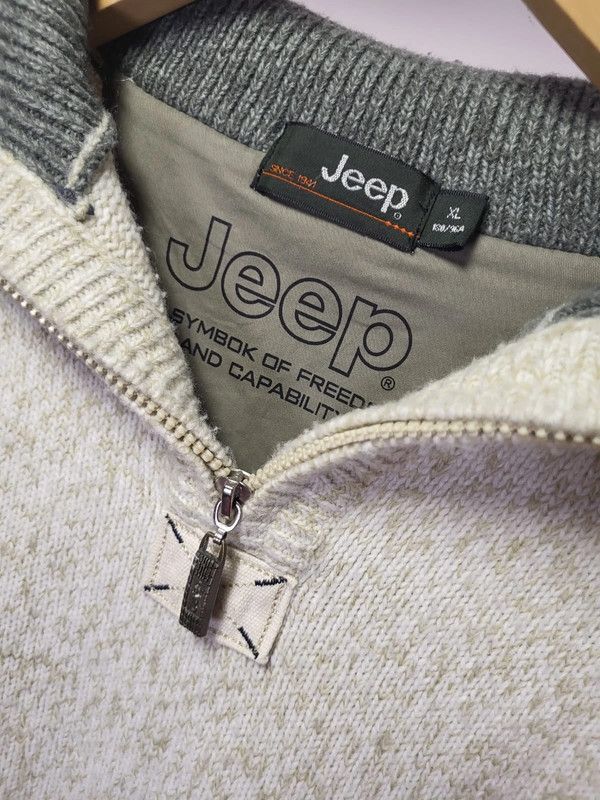 Jeep Vintage sweater, wool 100 JEEP Size US XL / EU 56 / 4 - 4 Thumbnail