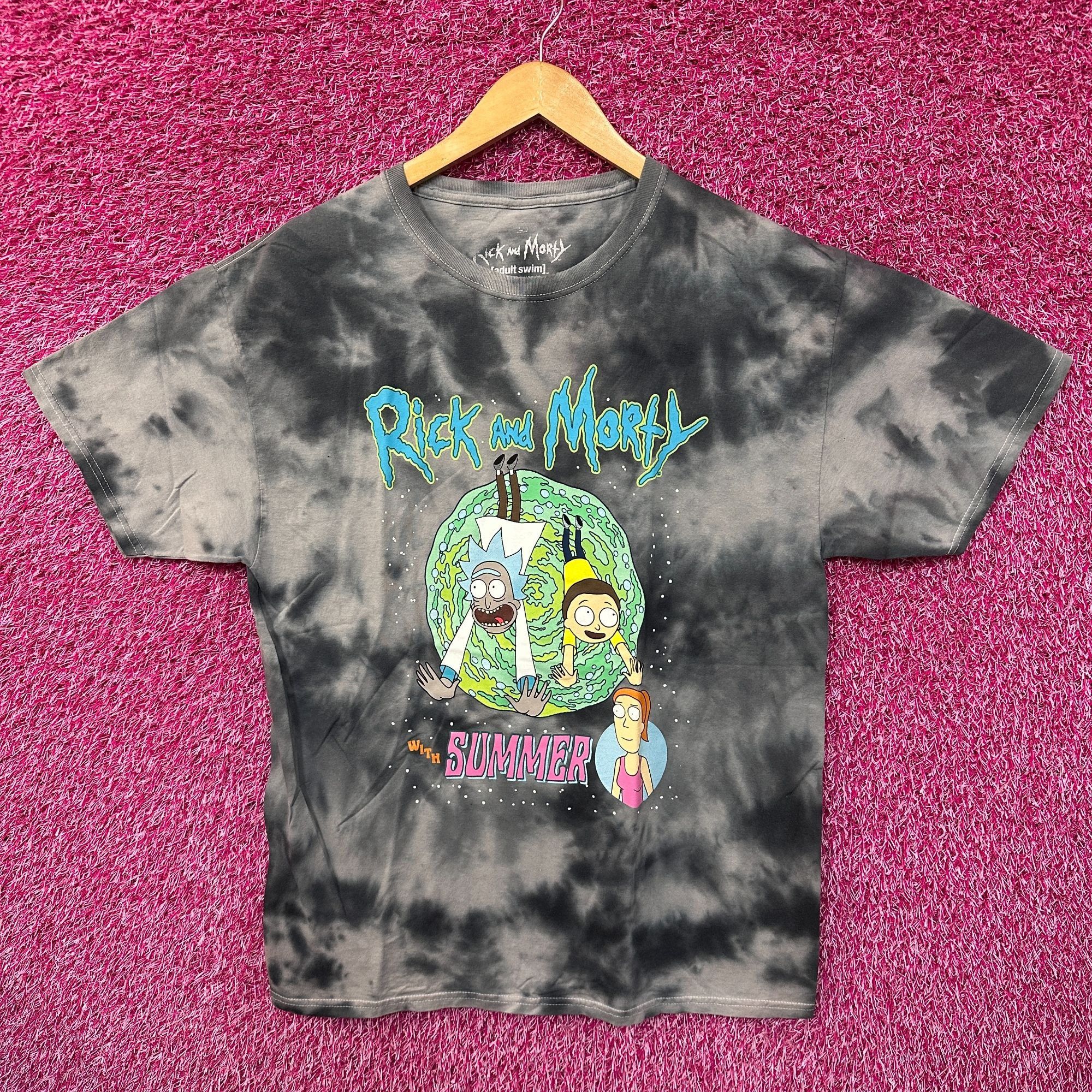 Ripple Junction Rick & Morty with Summer Cartoon Series Adult Swim Tie Dye L Size US L / EU 52-54 / 3 - 1 Thumbnail