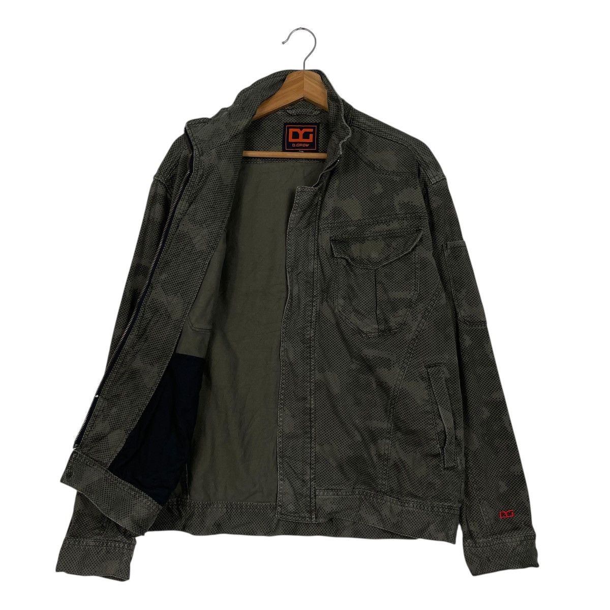 Japanese Brand Japanese Brand D.Grow Camo Zipper Jacket Size US M / EU 48-50 / 2 - 9 Thumbnail