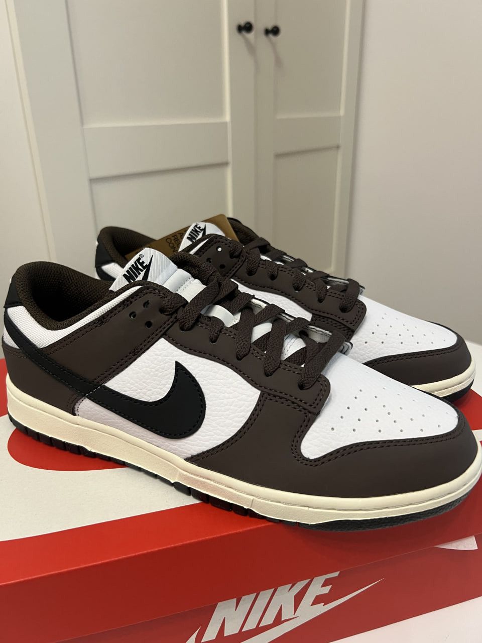 image of Nike Dunk Low Nature Cacao Shoes in Brown, Men's (Size 10)