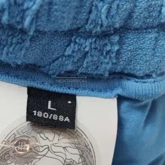 Versace Versace Blue Logo-Embossed Drawstring Shorts. Size US 36 / EU 52 - 7 Thumbnail