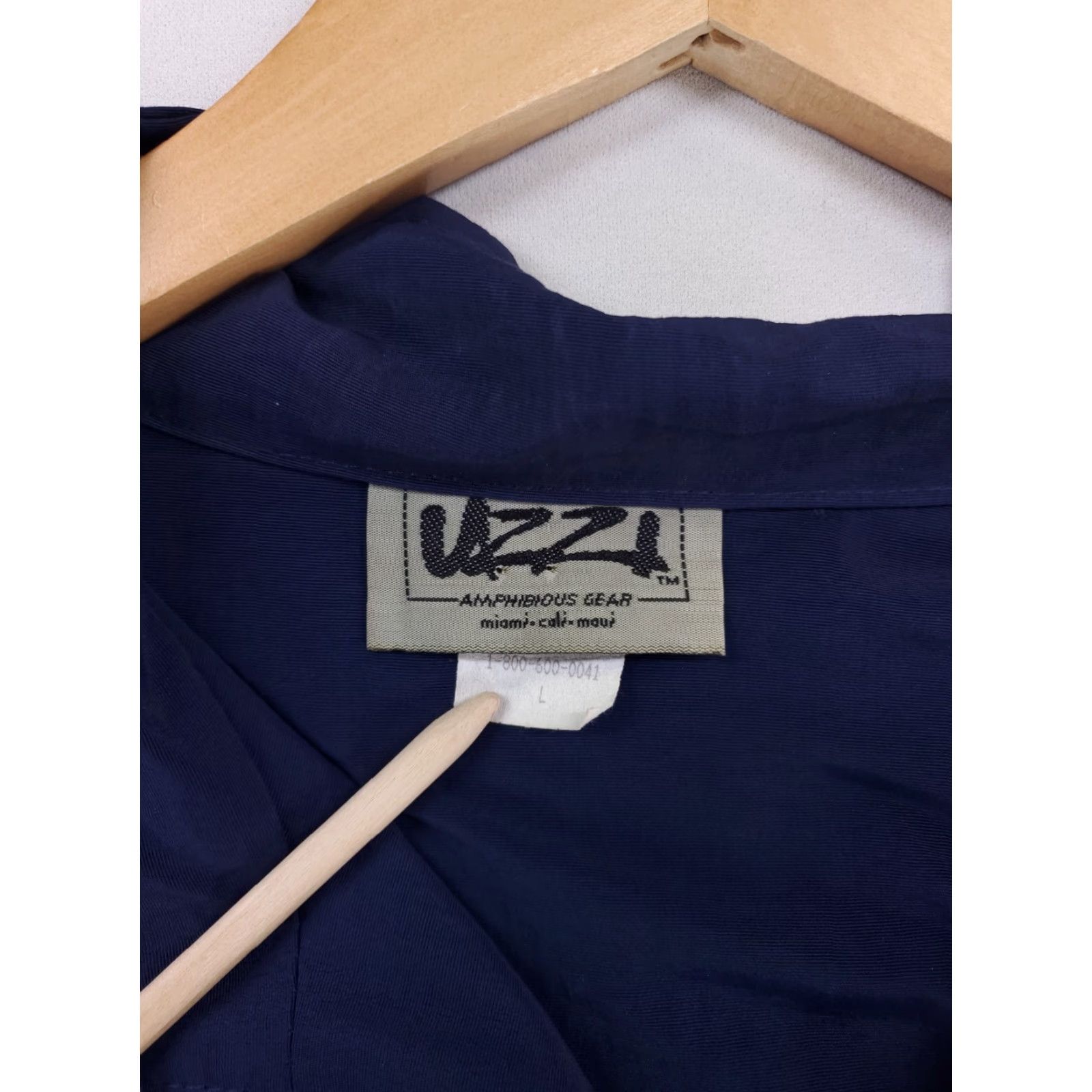 FUZZI VINTAGE Uzzi Amphibious Gear Full Zip Dive Jacket PADI Blue Patches Mens L Size US L / EU 52-54 / 3 - 4 Thumbnail