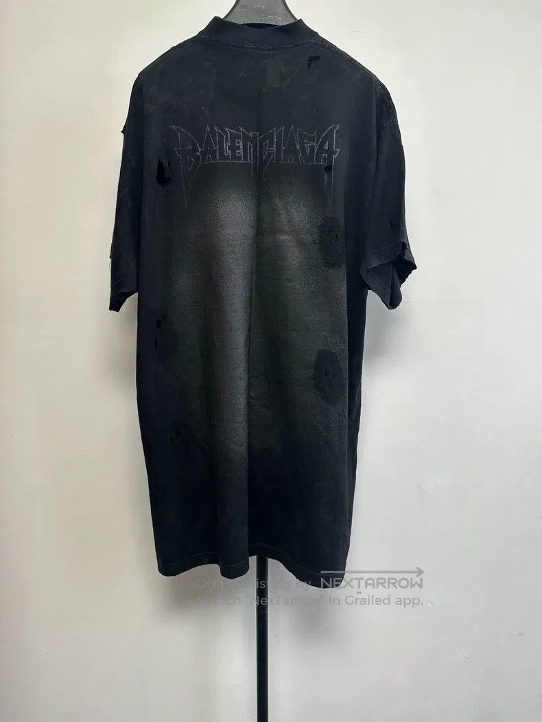 Balenciaga Balenciaga Printed vintage round neck T-shirt Size US S / EU 44-46 / 1 - 2 Thumbnail