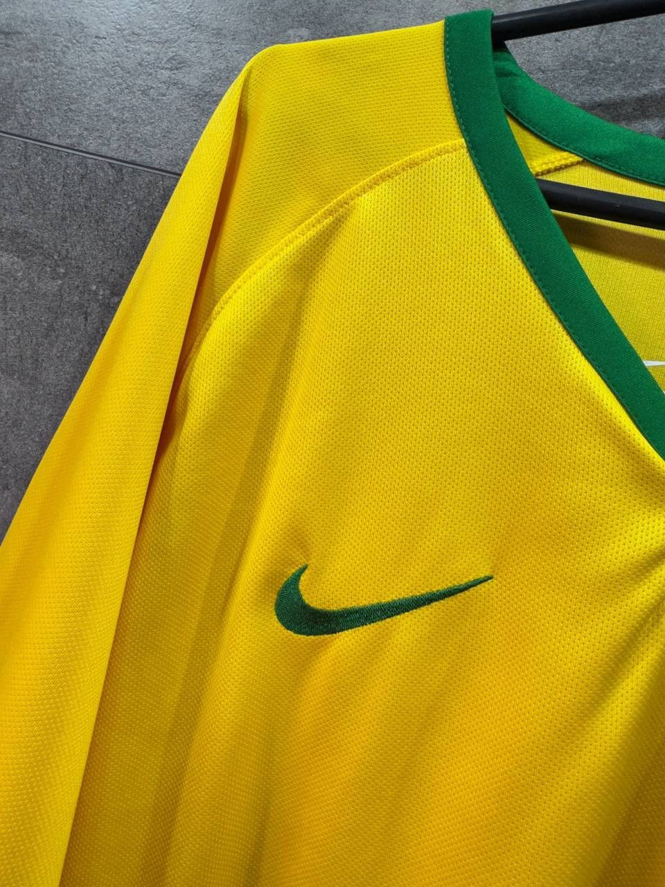 Nike Nike Brasil CBF Brazil 2014 Home Dri-Fit Soccer Jersey Size US XXL / EU 58 / 5 - 2 Thumbnail