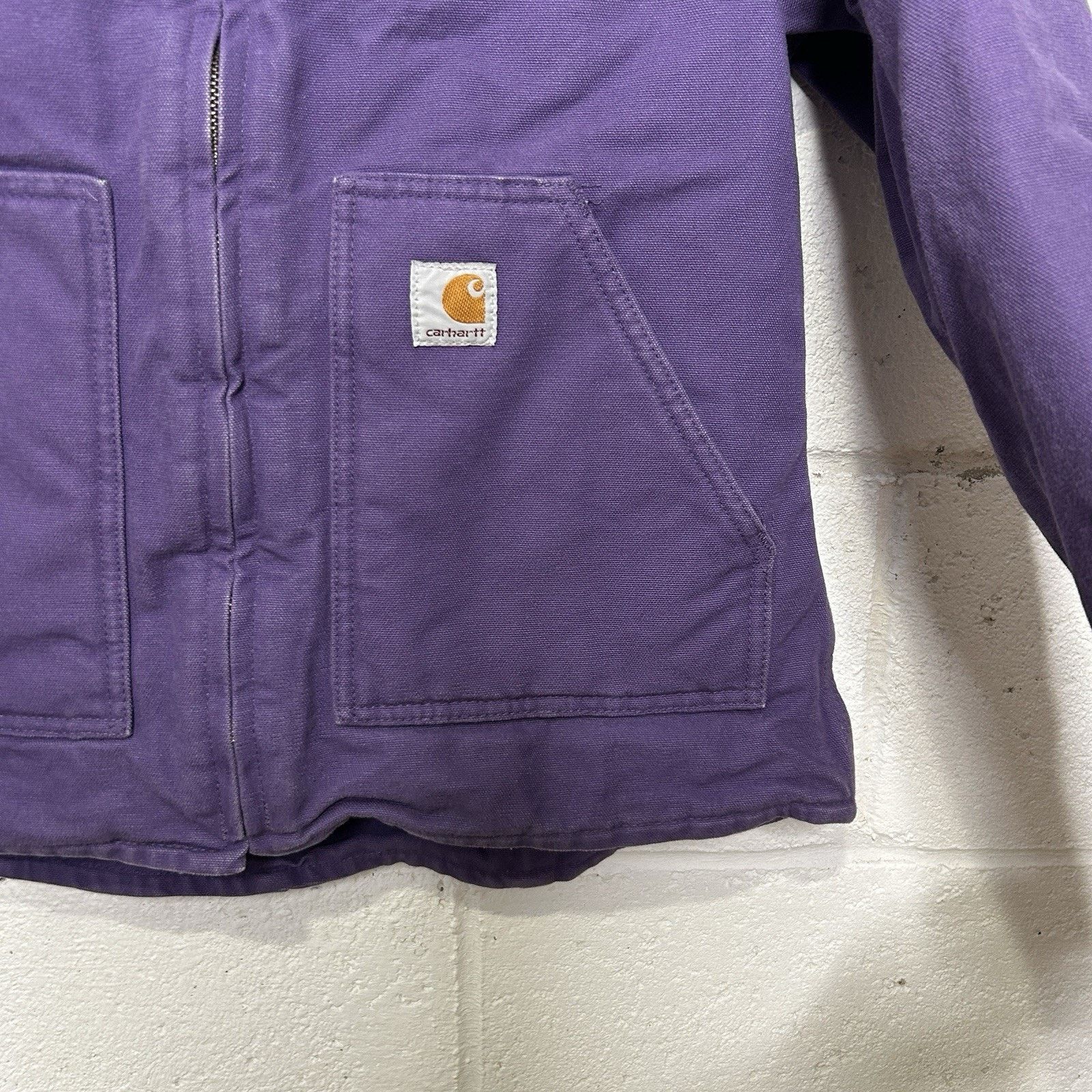 Carhartt Vintage Carhartt Sherpa-Lined Sierra Jacket “Grape” WJ022 Size S / US 4 / IT 40 - 3 Thumbnail