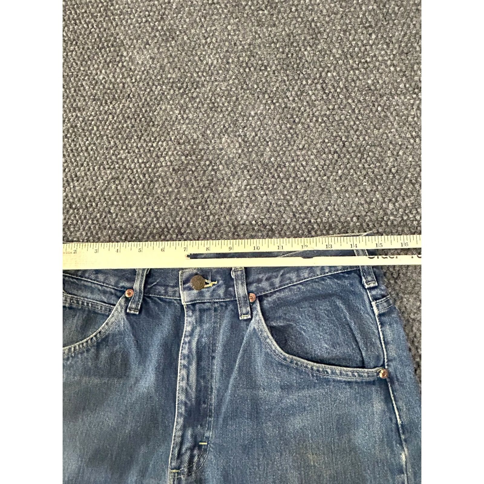 Lee VINTAGE Lee Jeans Womens 16 Blue High Rise Tapered Leg 90s Denim 5-Pocket Mens? Womens Size 38" / US 16 / IT 52 - 5 Thumbnail