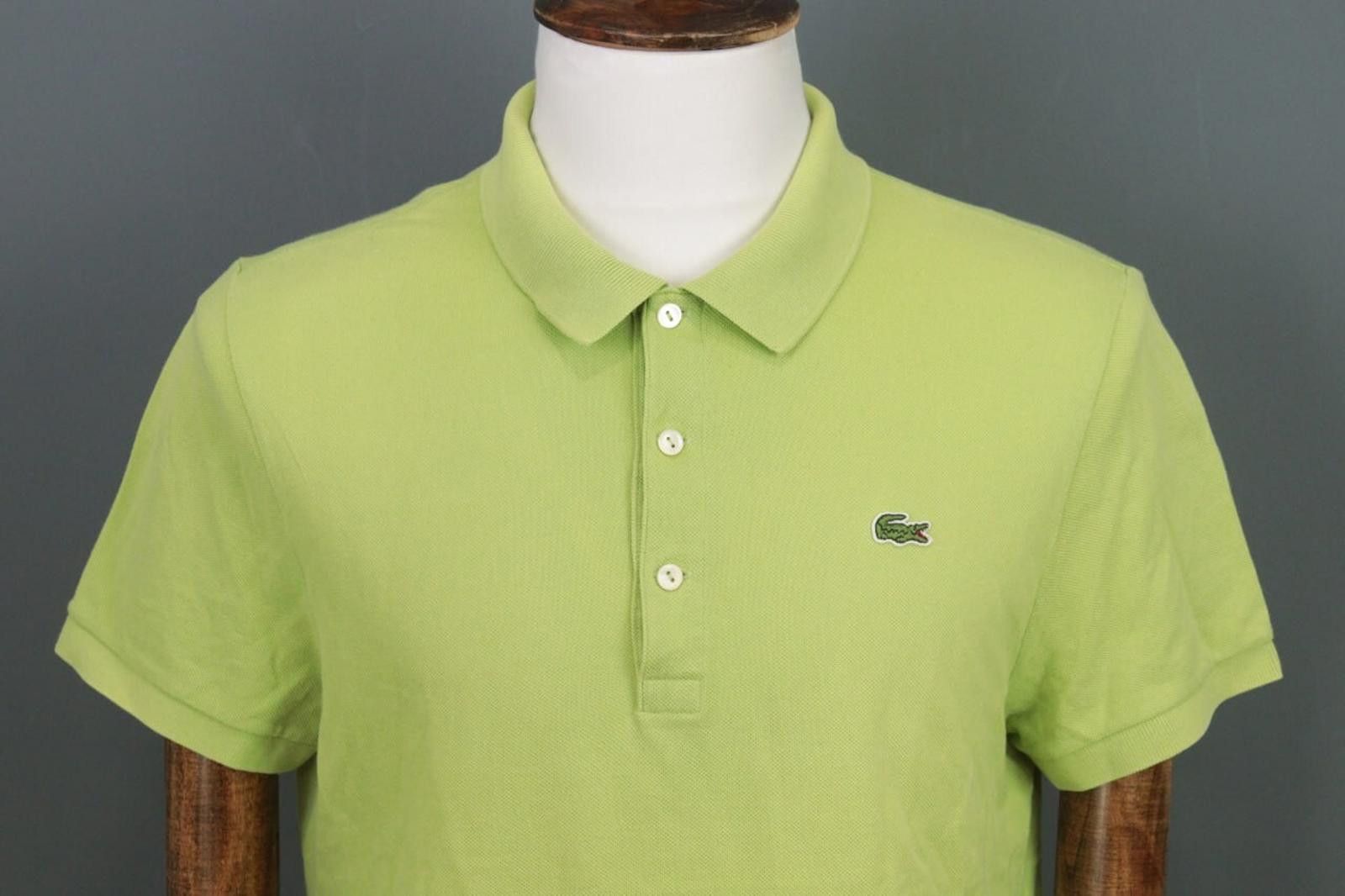 Lacoste Lacoste Green Short Sleeve Polo Shirt Size 7 / US XXL Size US XXL / EU 58 / 5 - 2 Thumbnail