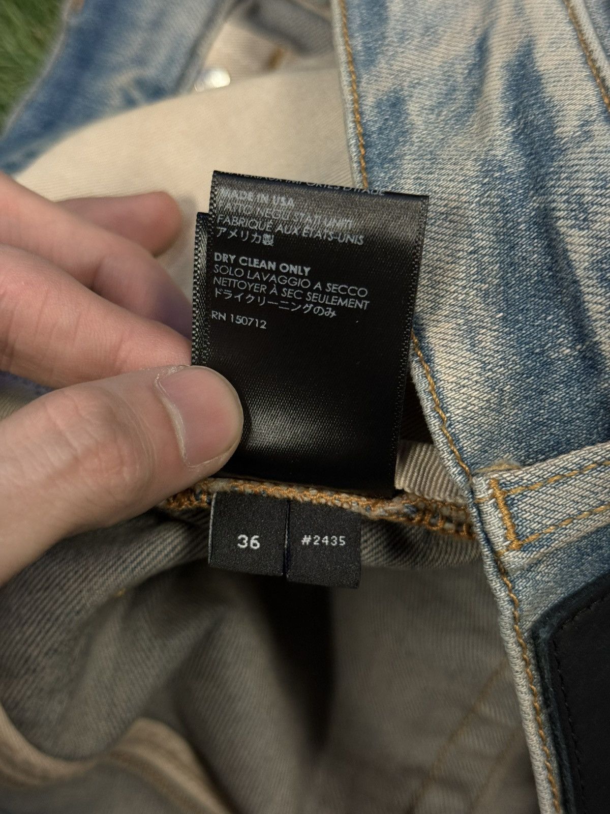 Amiri Amiri Art Patch Denim Pants Size 36 CLEAN 🧼 Size US 36 / EU 52 - 15 Thumbnail
