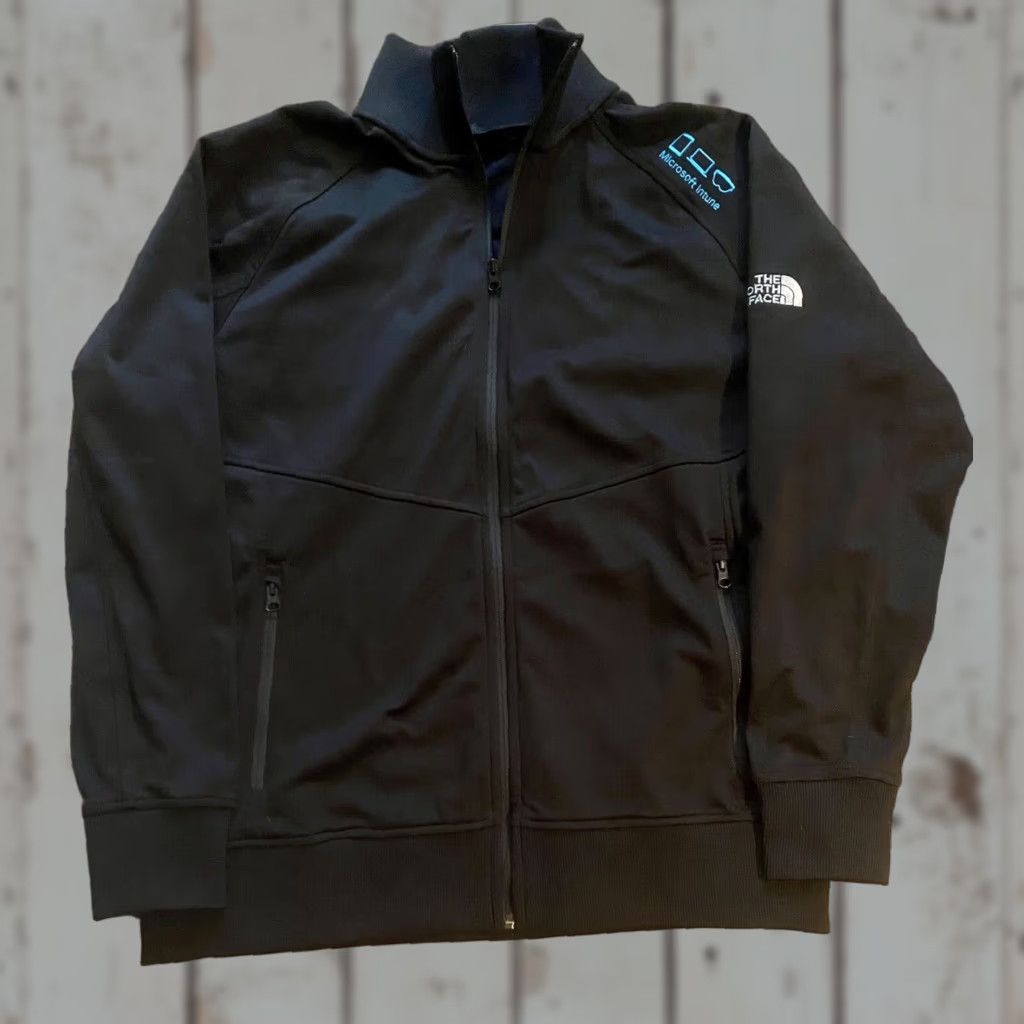 The North Face The North Face Track Jacket Mens Large Black Nerd Intune New England Zip L Size US L / EU 52-54 / 3 - 1 Thumbnail