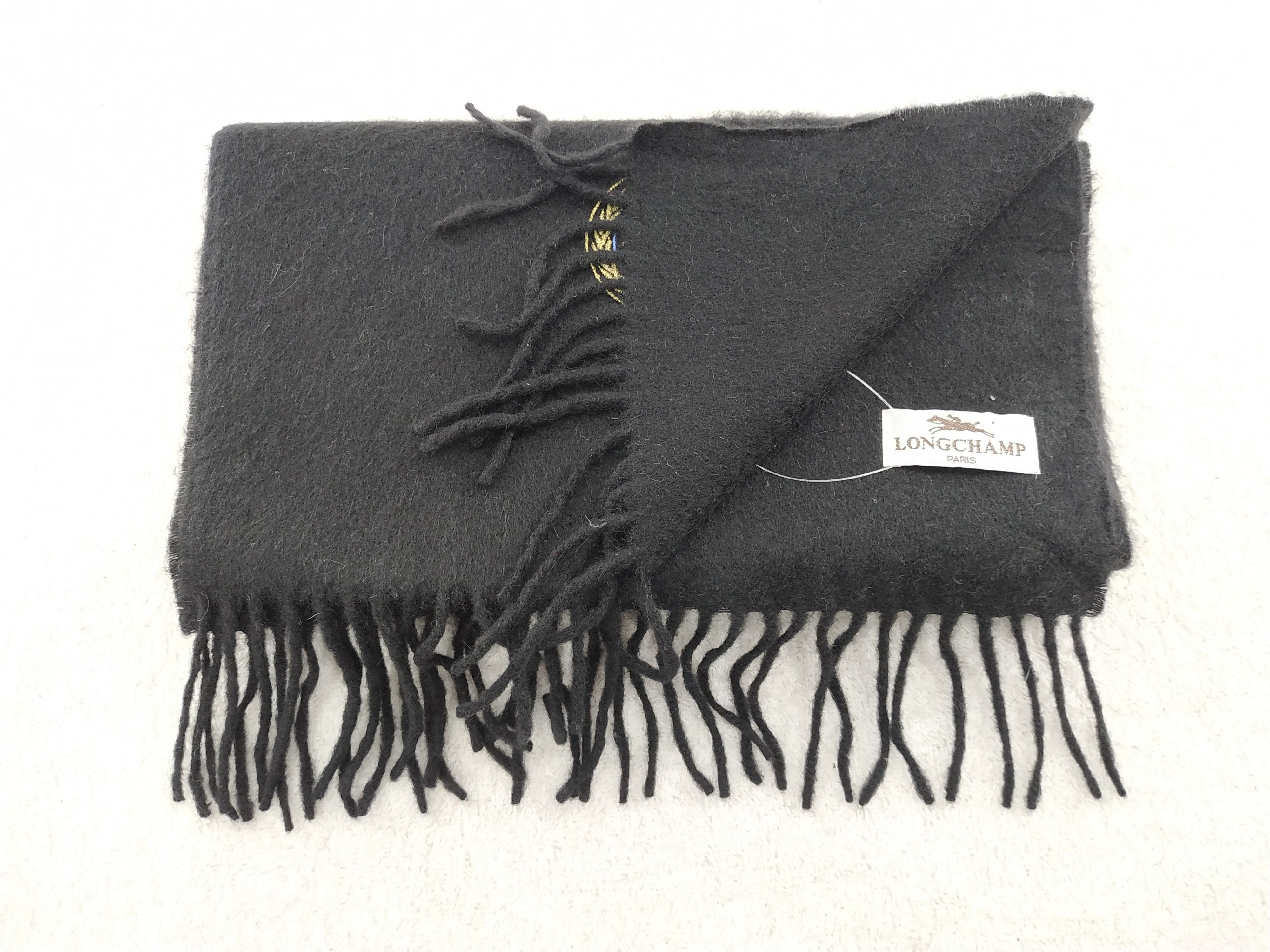 Longchamp Vintage Longchamp Scarf/Muffler/Neckwear MF311 Size ONE SIZE - 4 Thumbnail